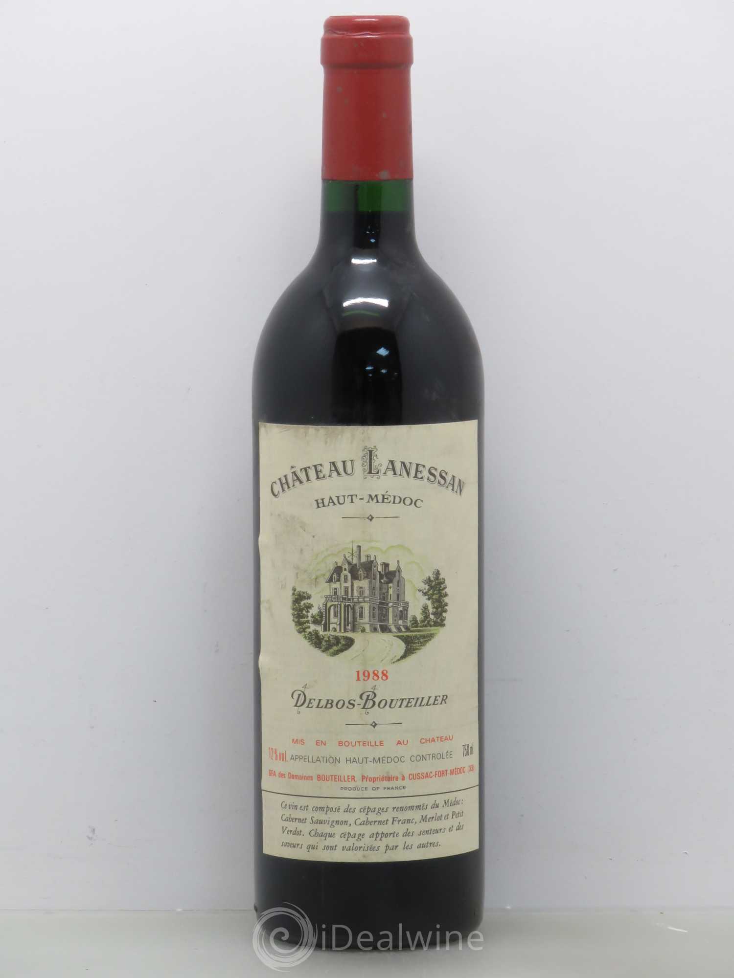 Château Lanessan Cru Bourgeois 1988 - Lot de 1 bouteille - 0