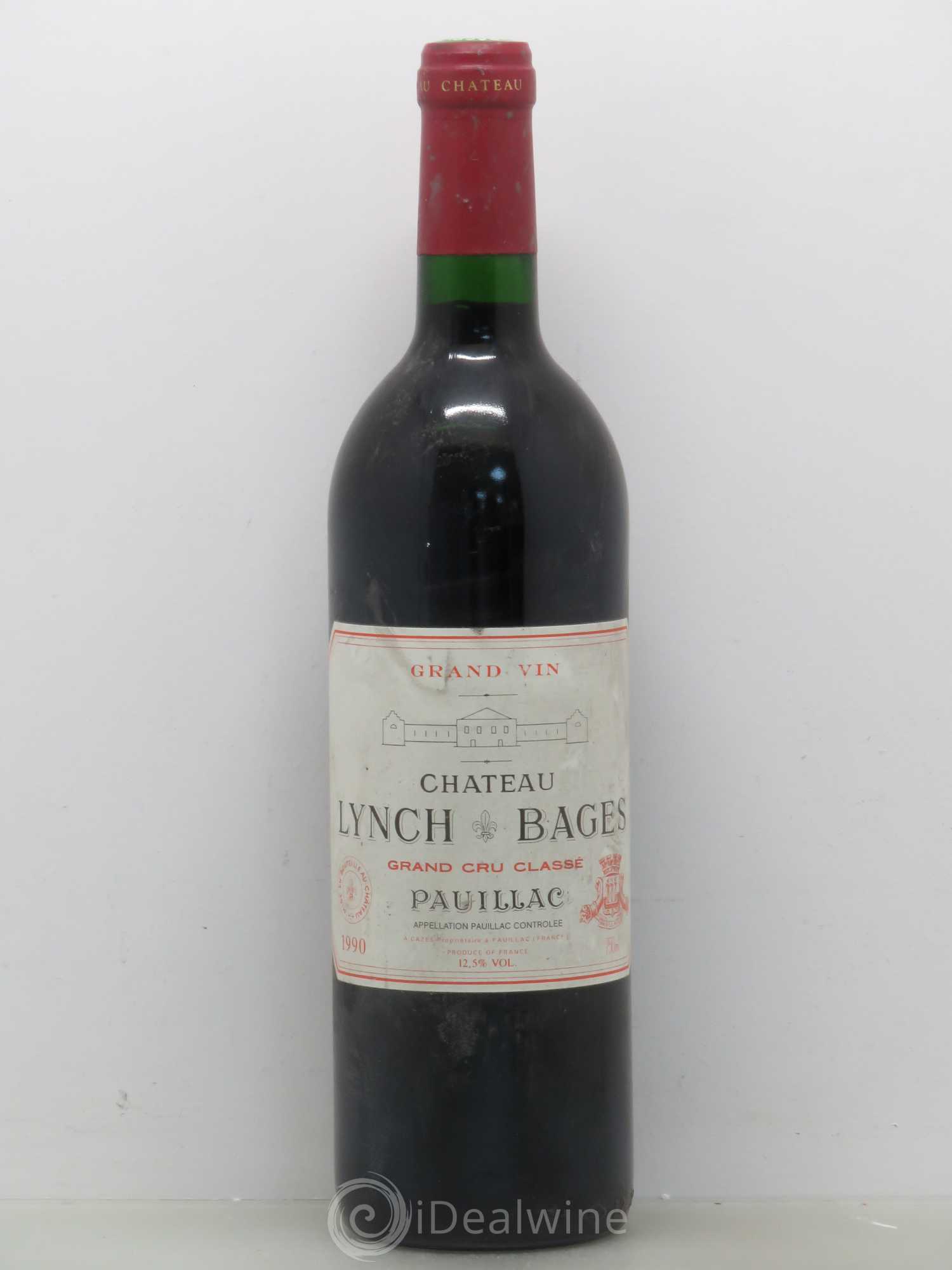 Château Lynch Bages 5ème Grand Cru Classé 1990 - Lot de 1 bouteille - 0