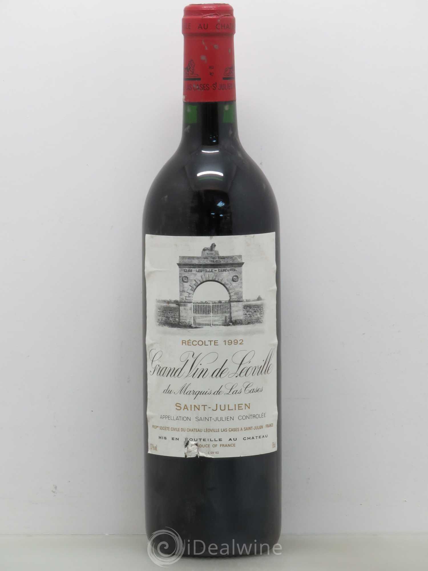 Château Léoville Las Cases 2ème Grand Cru Classé 1992 - Lot de 1 bouteille - 0