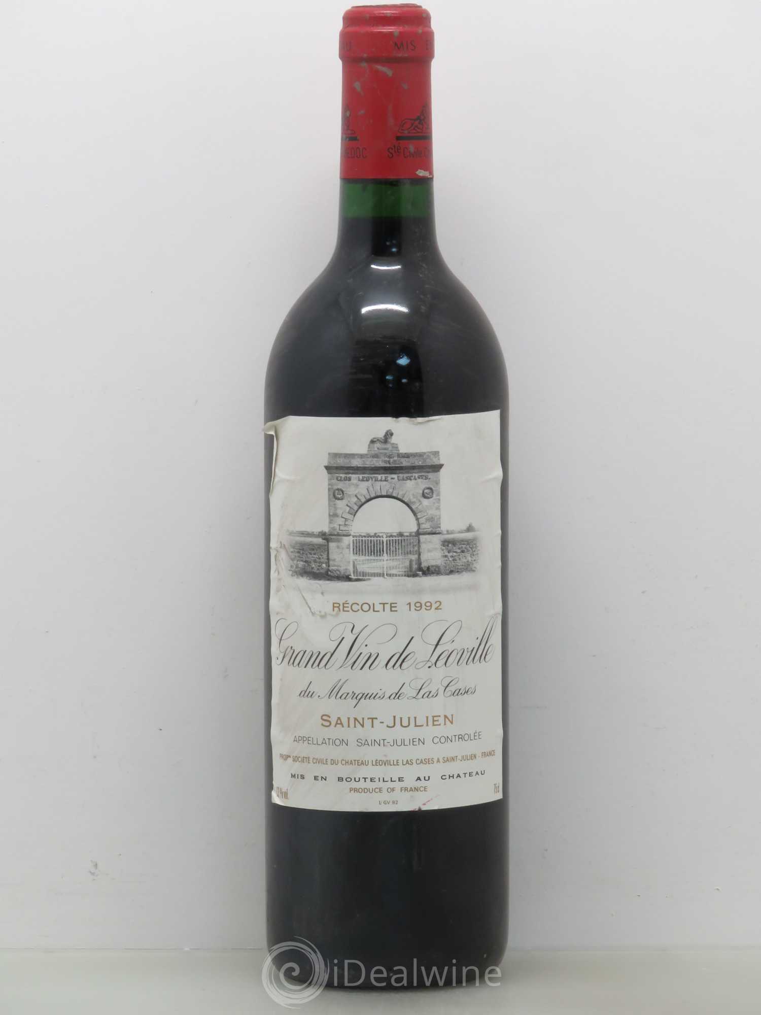 Château Léoville Las Cases 2ème Grand Cru Classé 1992 - Lot de 1 bouteille - 0