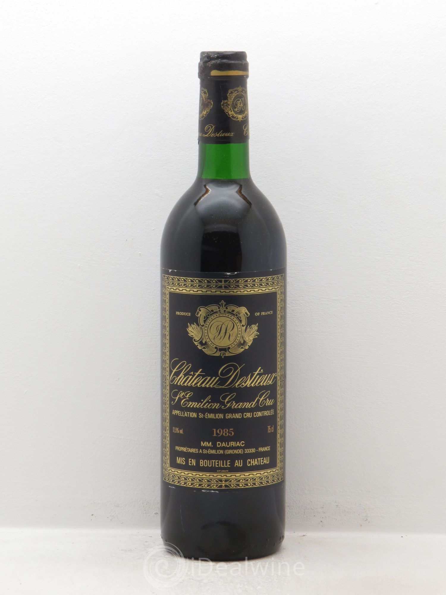 Château Destieux Grand Cru Classé 1985 - Lot de 1 bouteille - 0