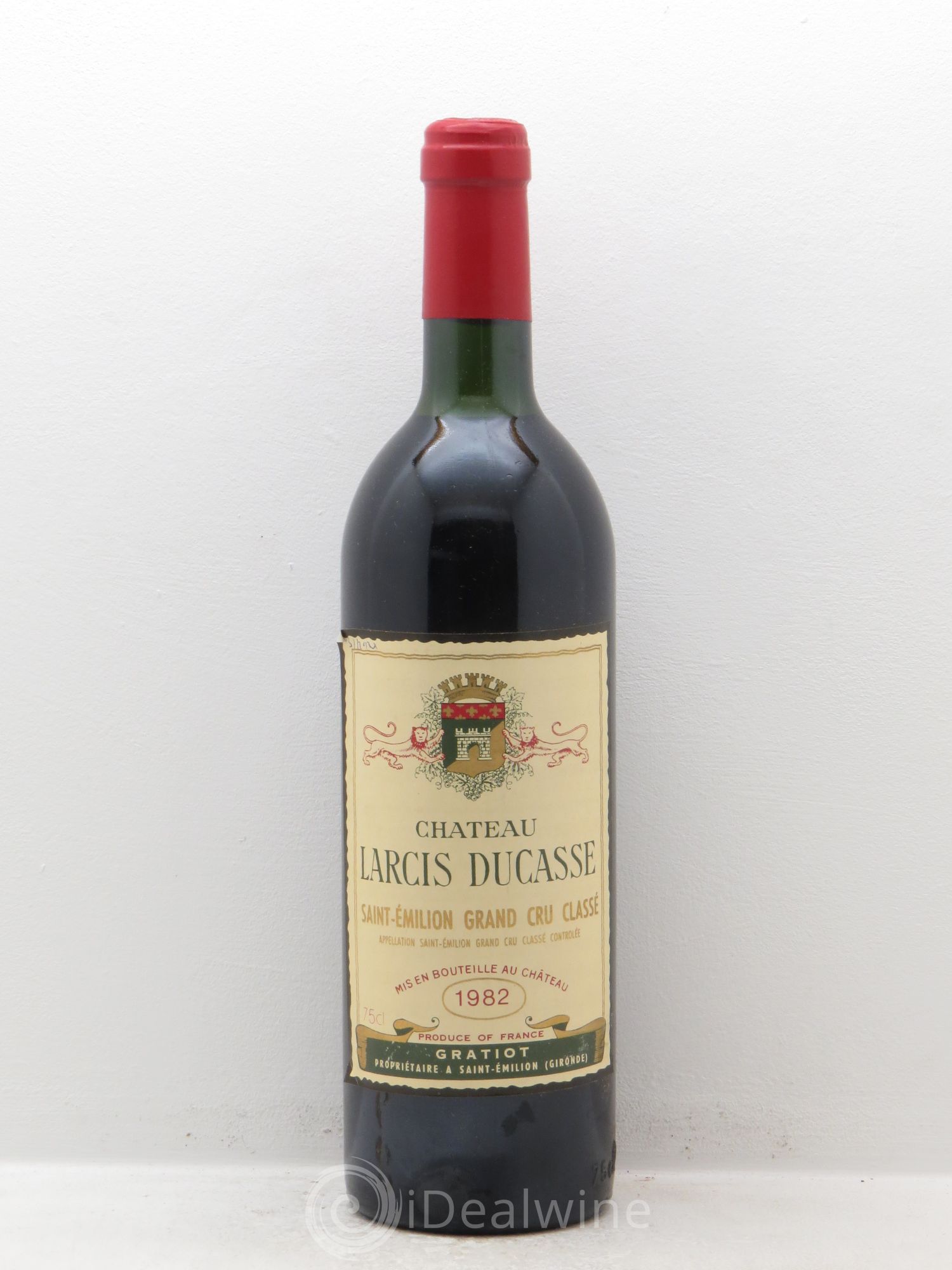 Château Larcis Ducasse 1er Grand Cru Classé B 1982 - Lot de 1 bouteille - 0