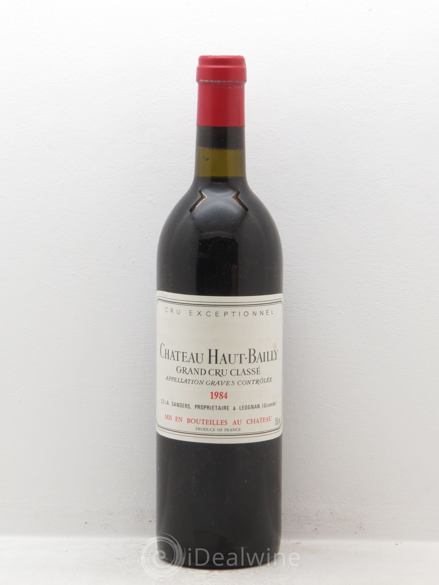 Château Haut-Bailly Cru Classé de Graves 1984 - Lot de 1 bouteille - 0