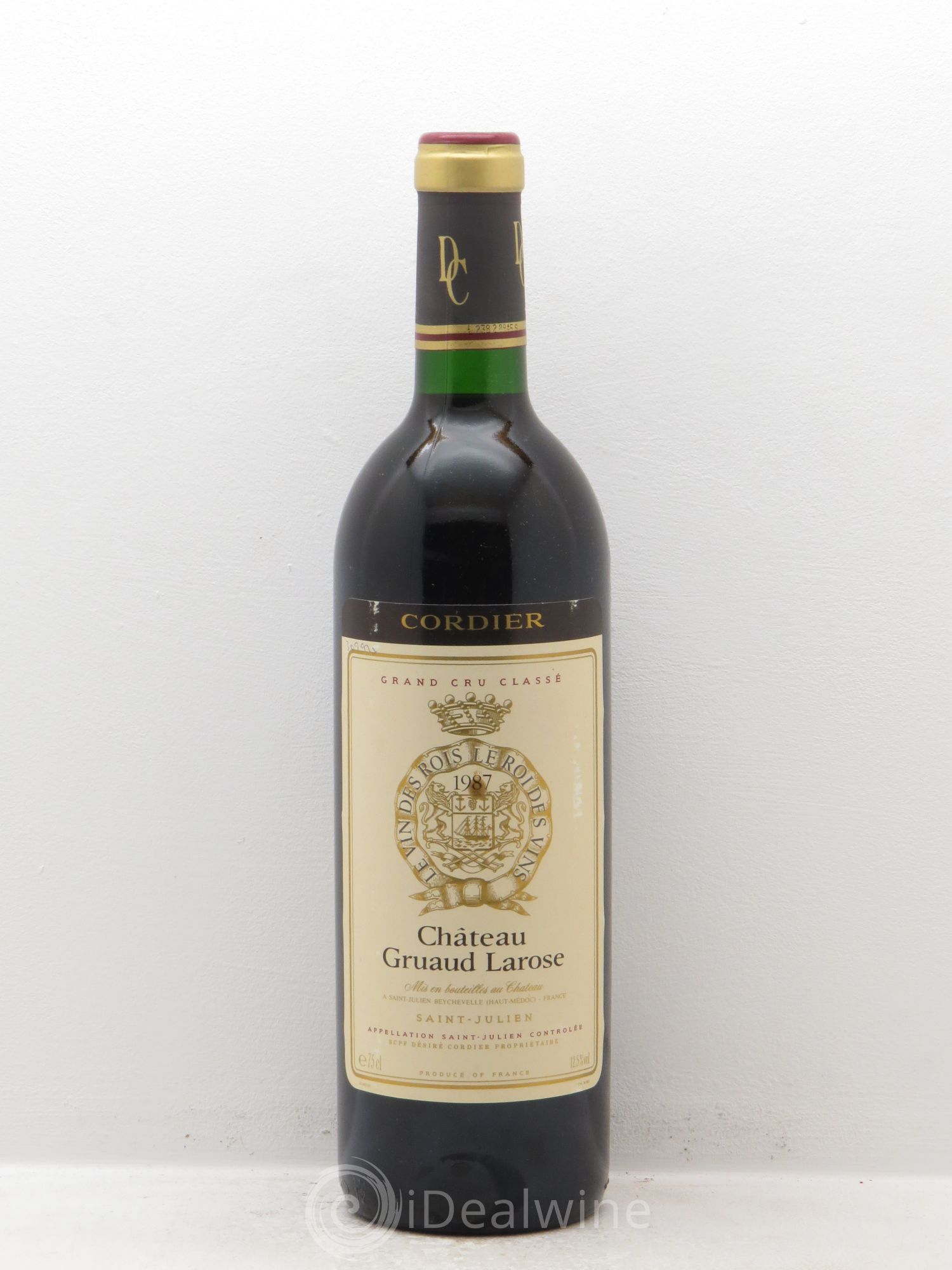 Château Gruaud Larose 2ème Grand Cru Classé 1987 - Lot de 1 bouteille - 0