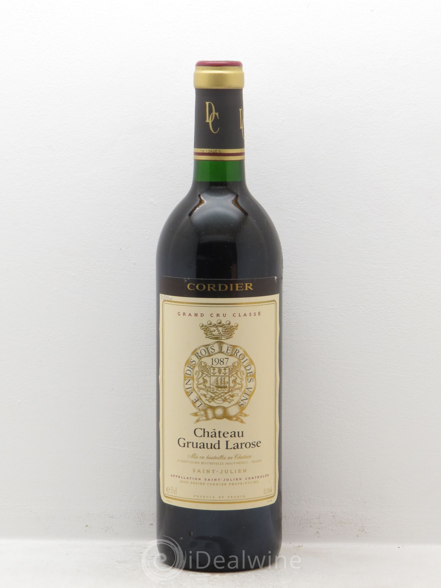 Château Gruaud Larose 2ème Grand Cru Classé 1987 - Lot de 1 bouteille - 0