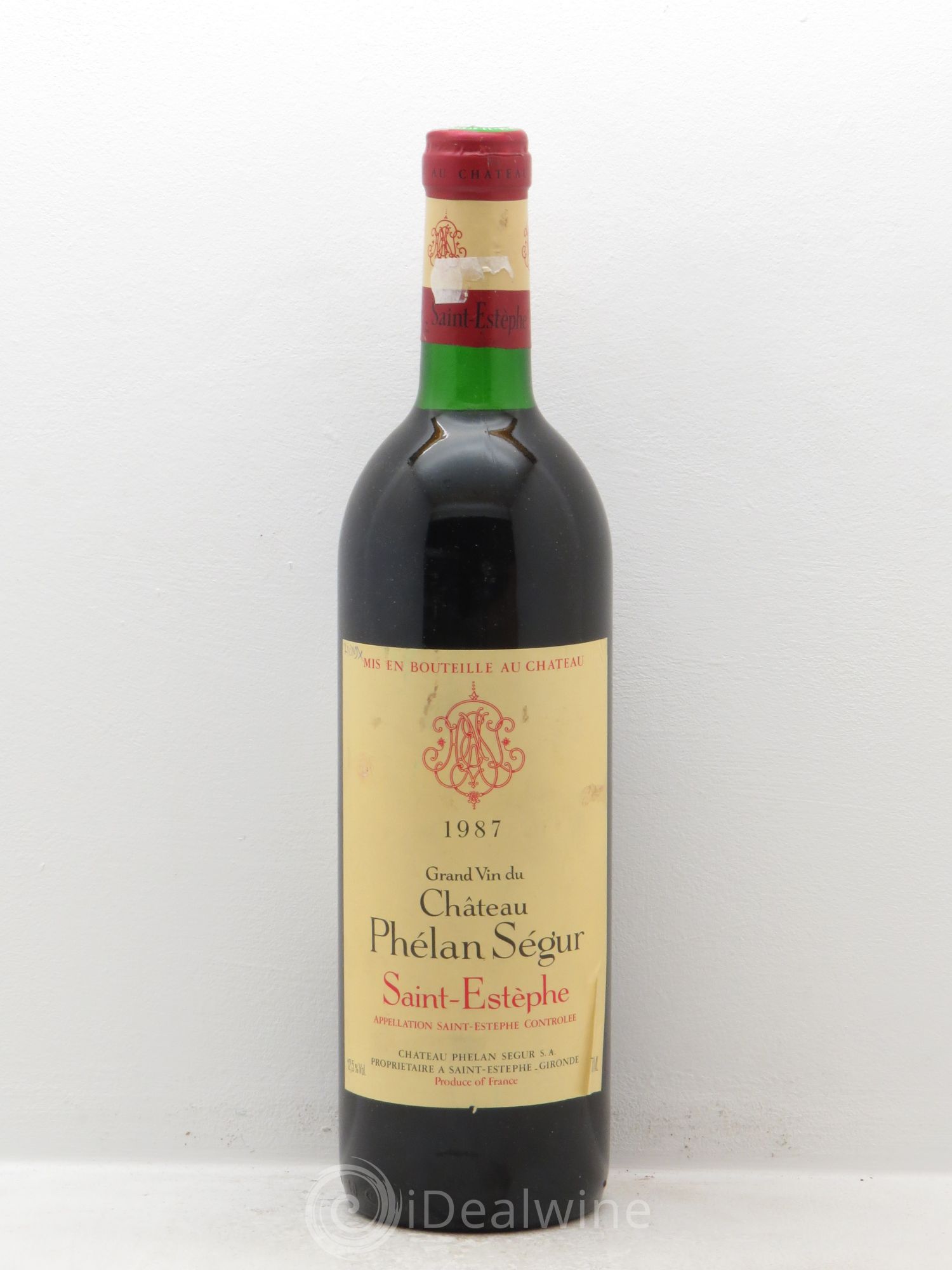 Château Phélan Ségur 1987 - Lot de 1 bouteille - 0