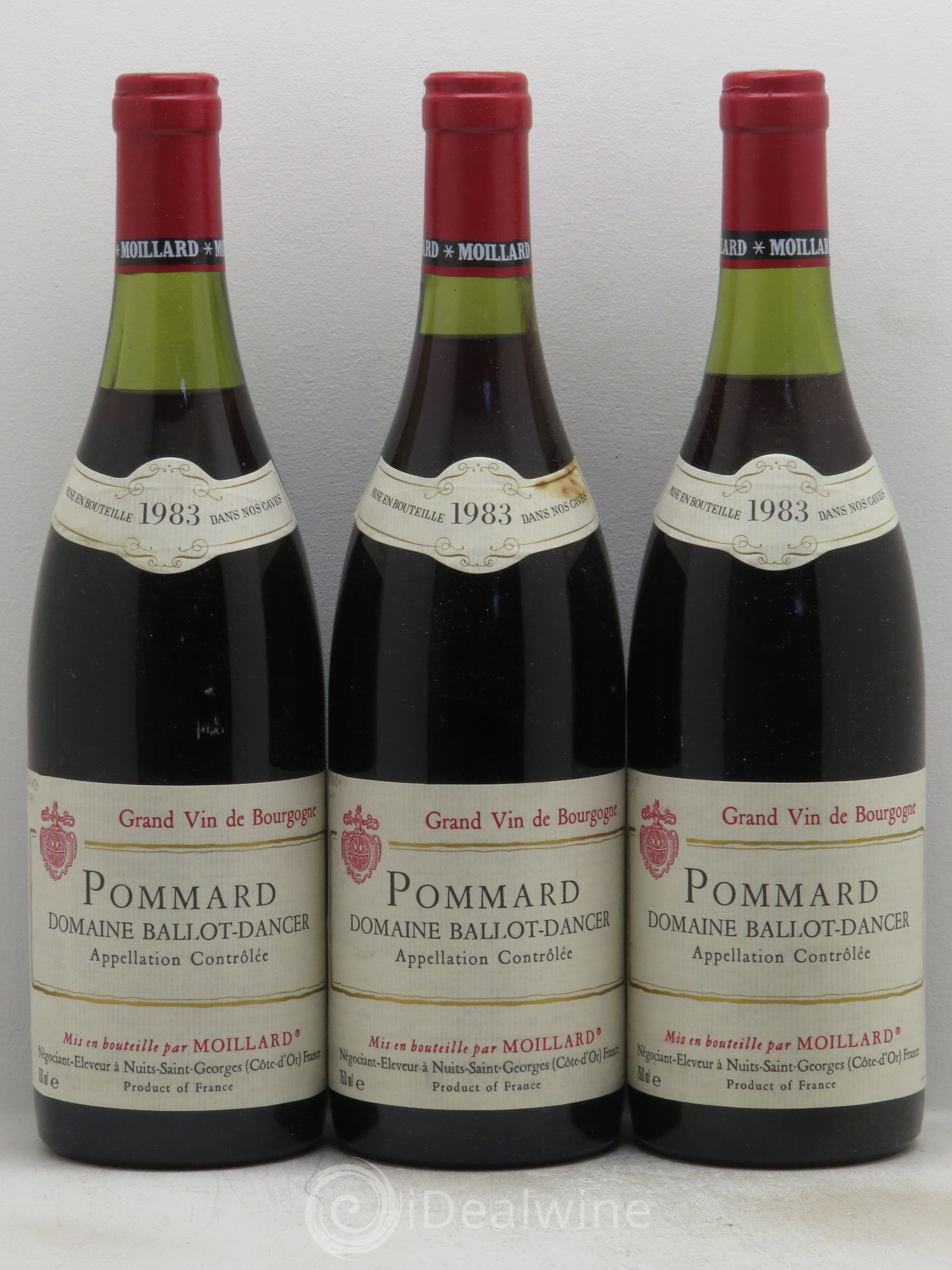 Pommard 1983 - Posten von 3 Flaschen - 0