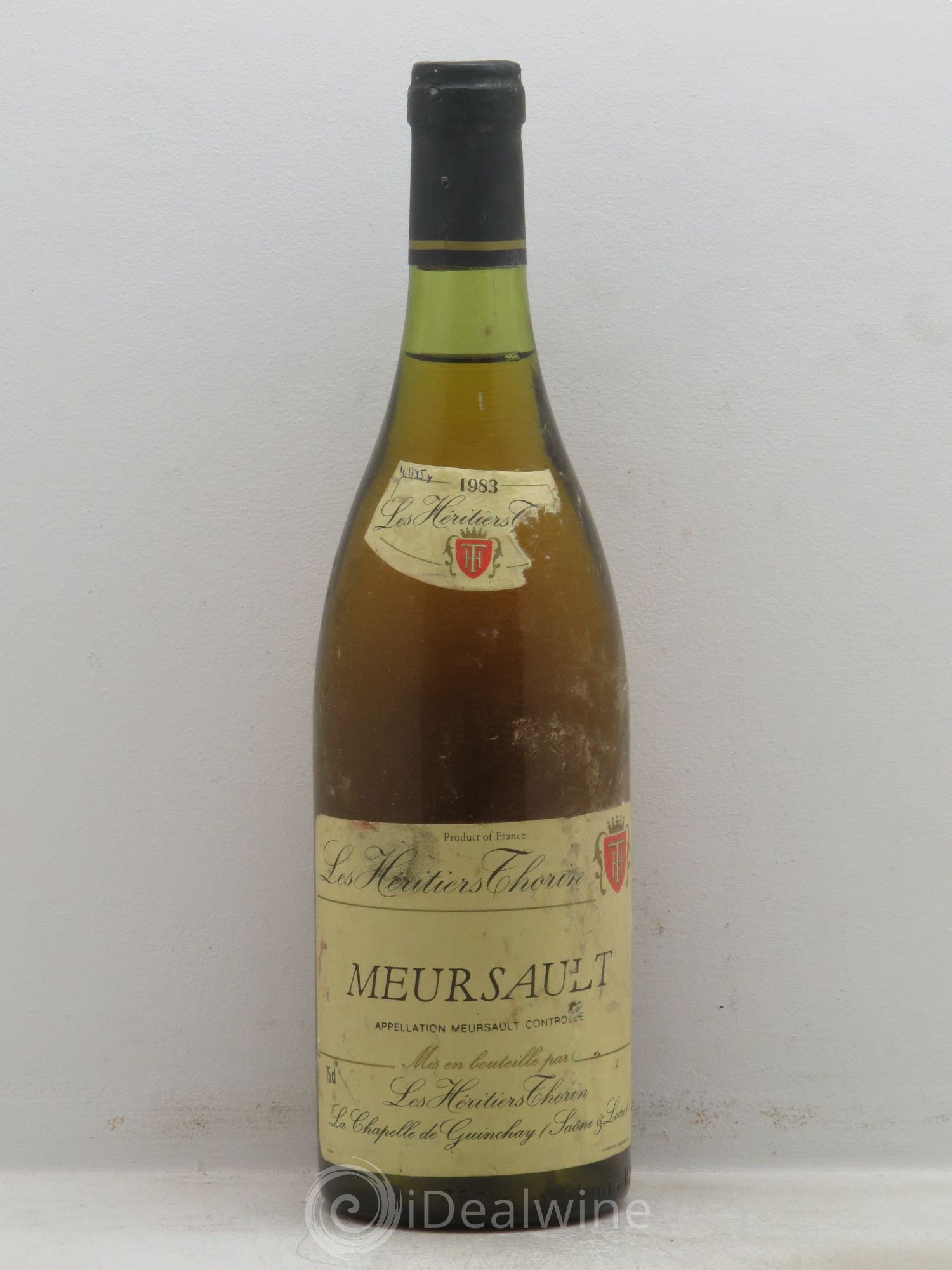 Meursault Héritiers Thorin 1983 - Posten von 1 Flasche - 0