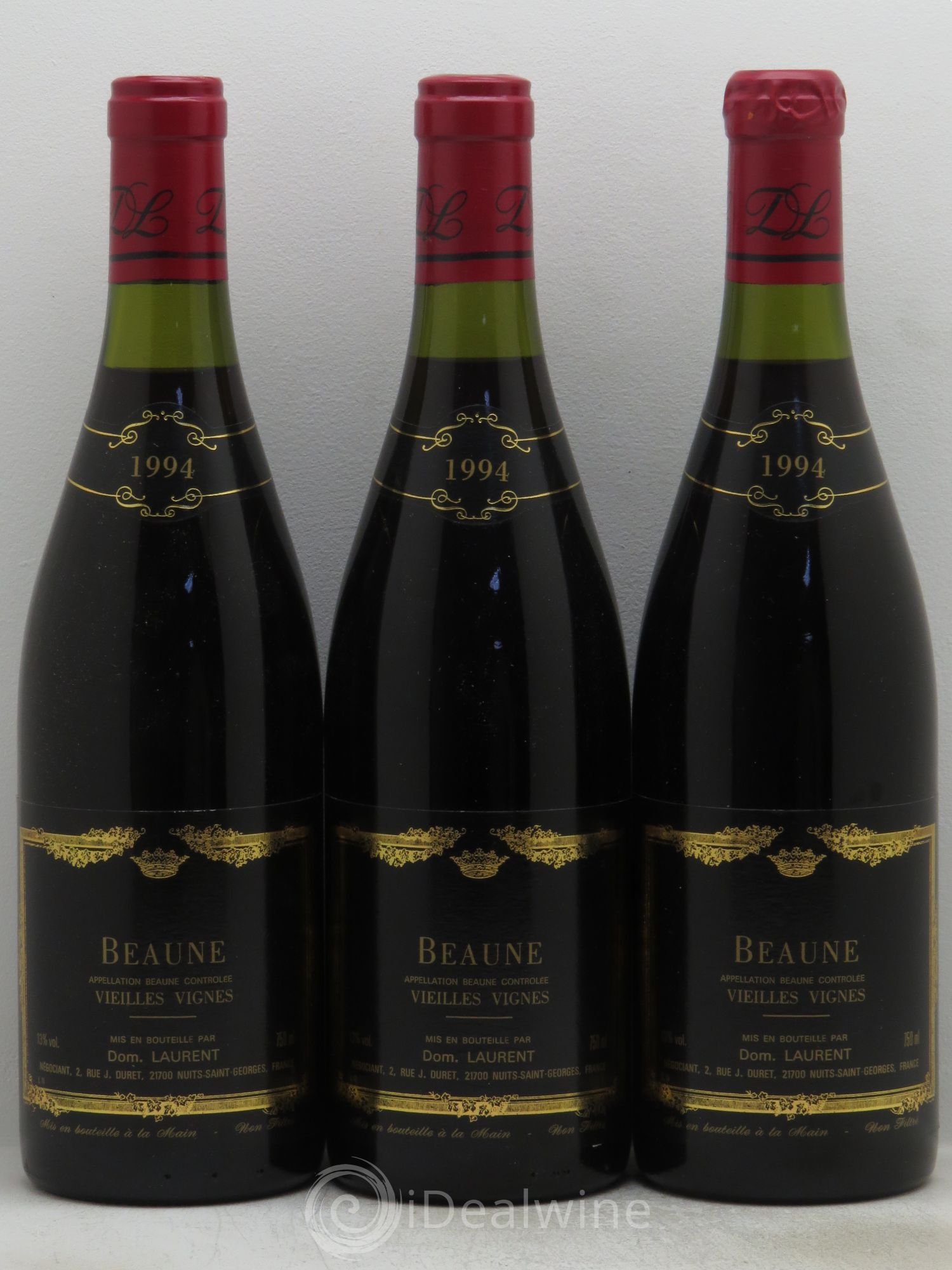 Beaune Vieilles Vignes D.Laurent 1994 - Posten von 3 Flaschen - 0