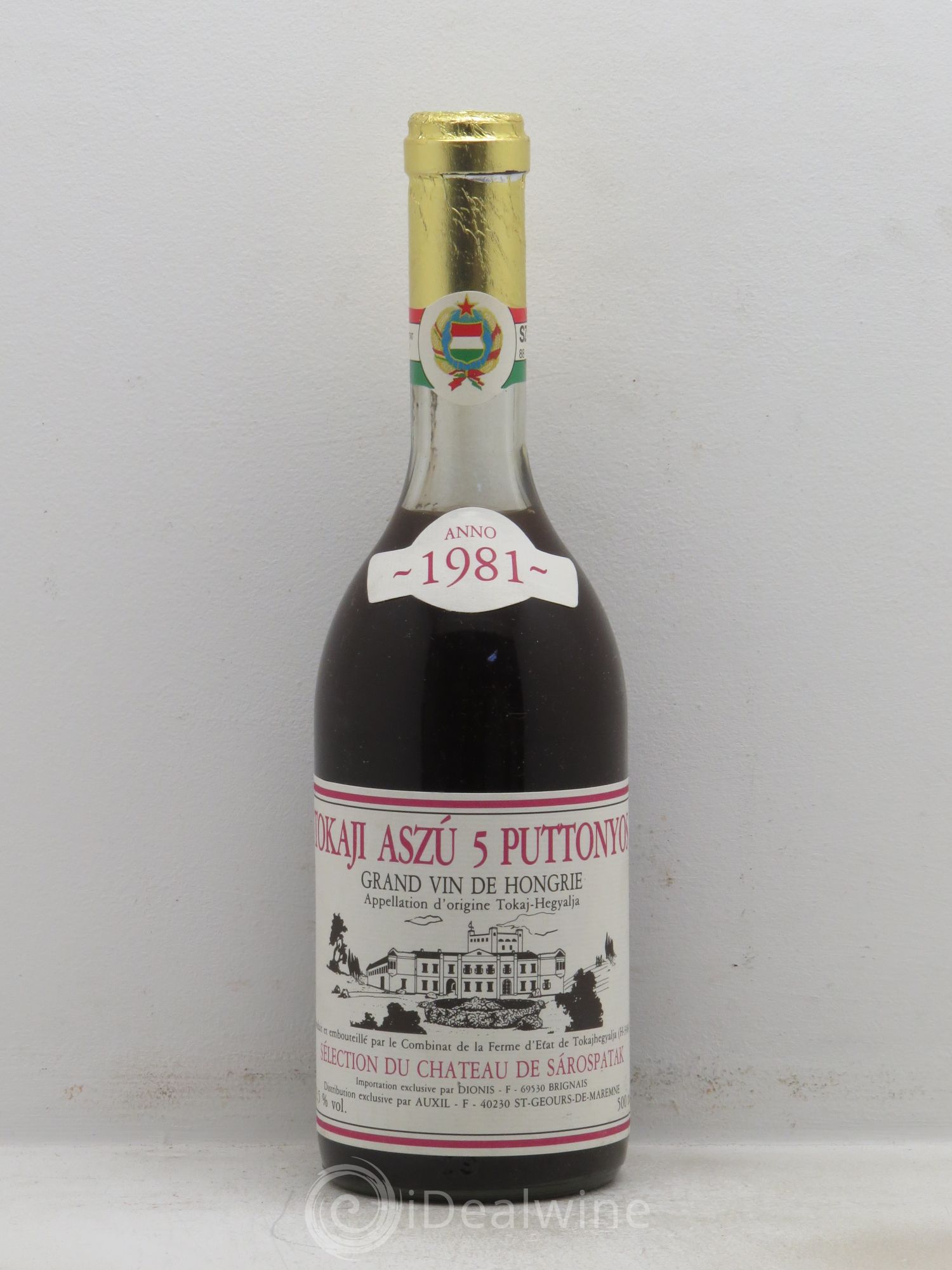 Tokaji Aszu 5 Puttonyos 1981 - Posten von 1 Flasche - 0