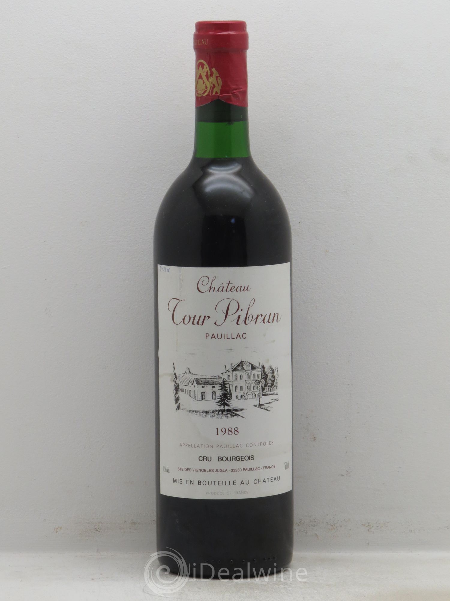 Château Tour Pibran Cru Bourgeois (sans prix de réserve) 1988 - Lot de 1 bouteille - 0