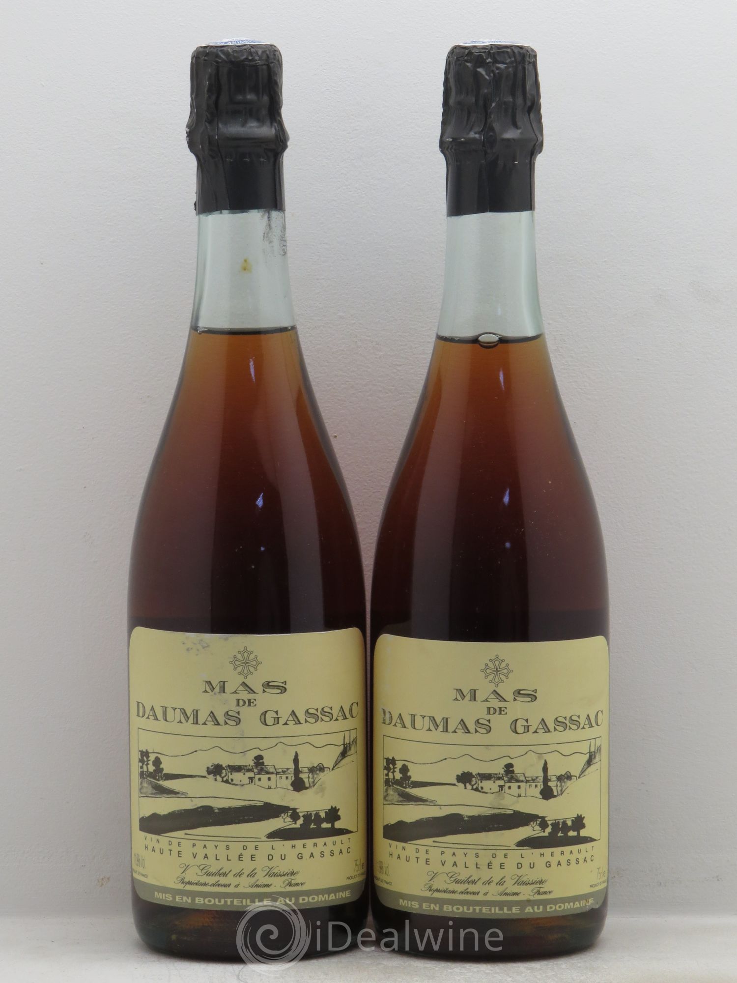 Divers Mas de Daumas Gassac Frisant Brut (effervescent) 1990 - Posten von 2 Flaschen - 0