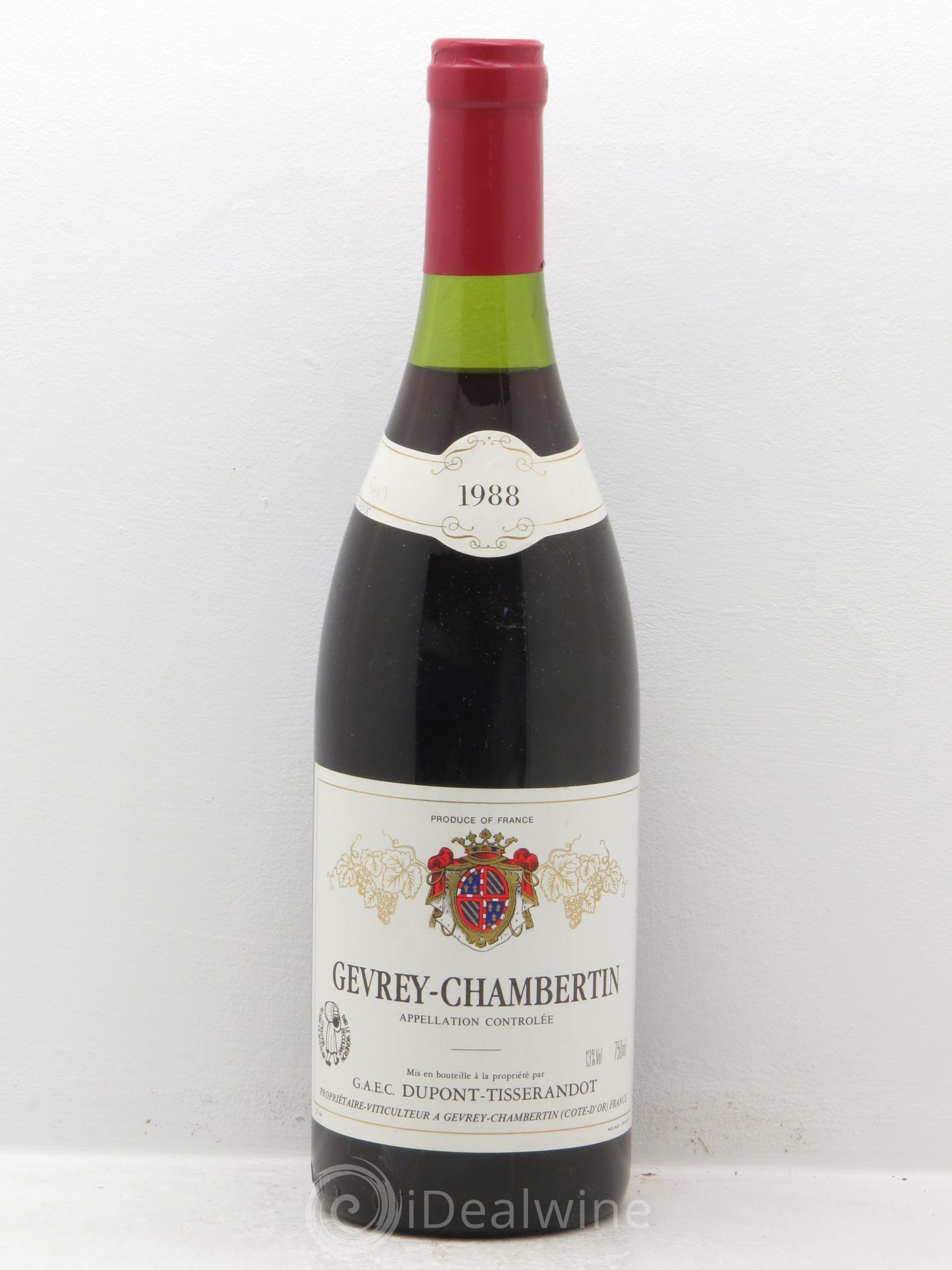 Gevrey-Chambertin Dupont-Tisserandot (Domaine) 1988 - Lot de 1 bouteille - 0