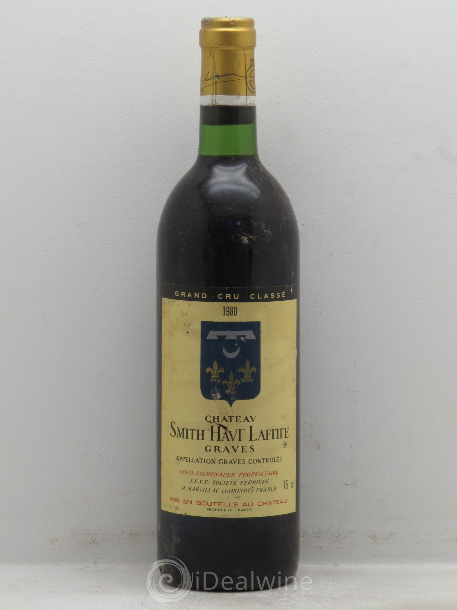 Château Smith Haut Lafitte Cru Classé de Graves 1980 - Lot de 1 bouteille - 0