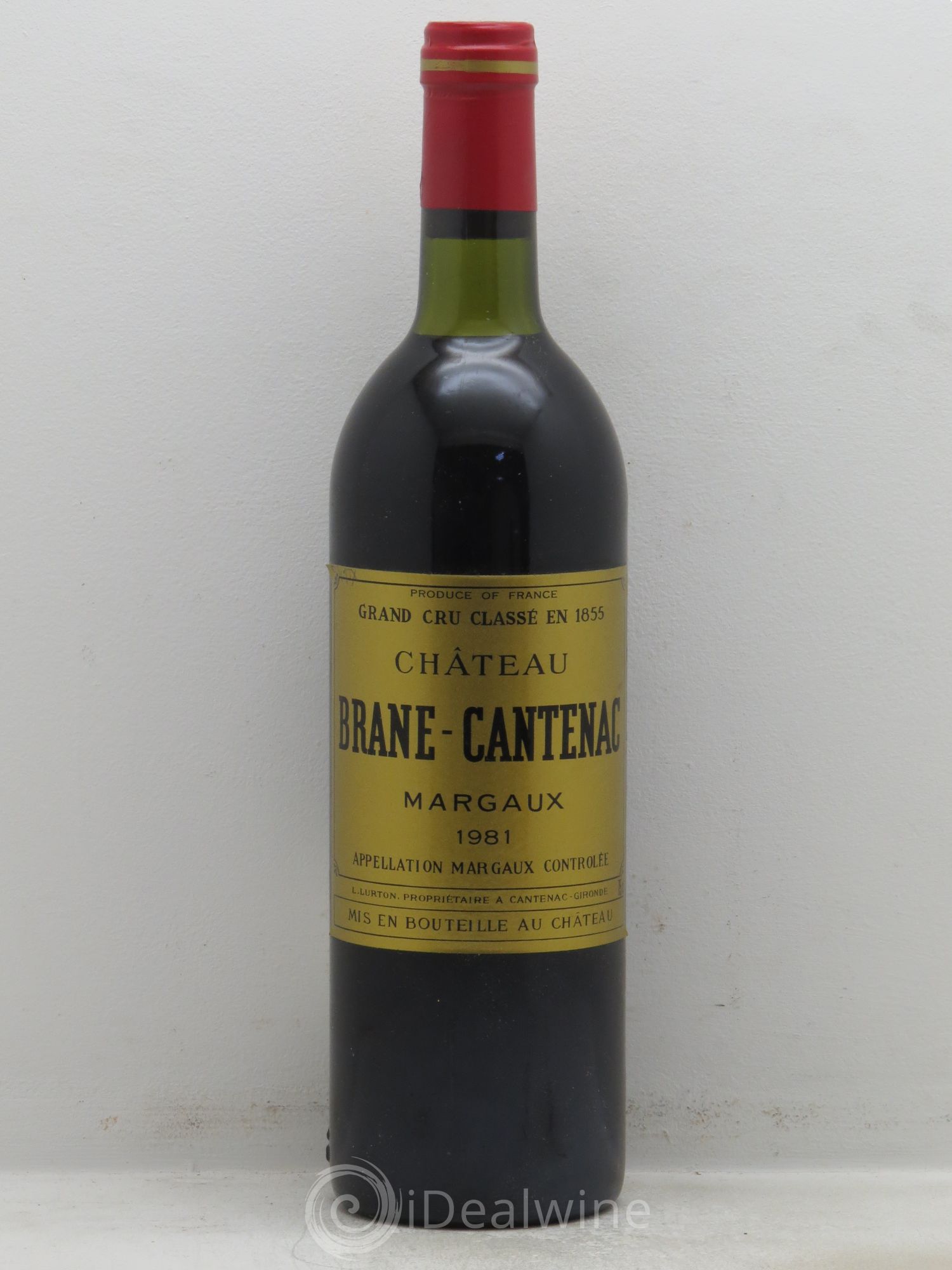 Château Brane Cantenac 2ème Grand Cru Classé 1981 - Lot de 1 bouteille - 0