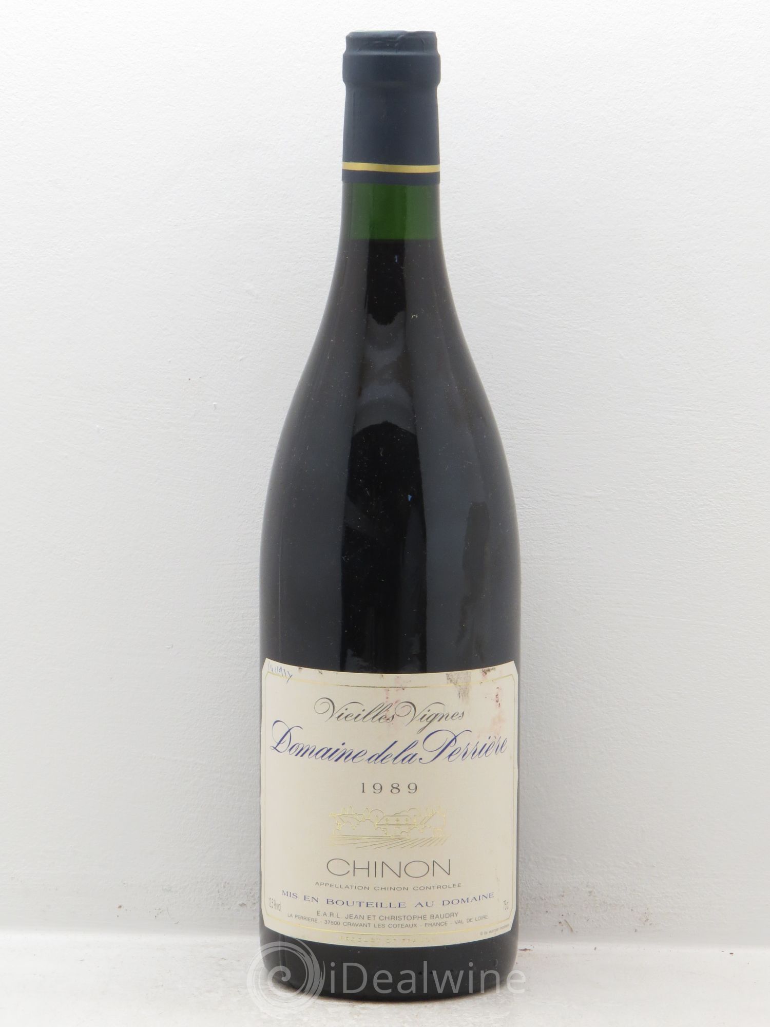 Chinon Domaine de la Perrière Jean et Christophe Baudry 1989 - Posten von 1 Flasche - 0