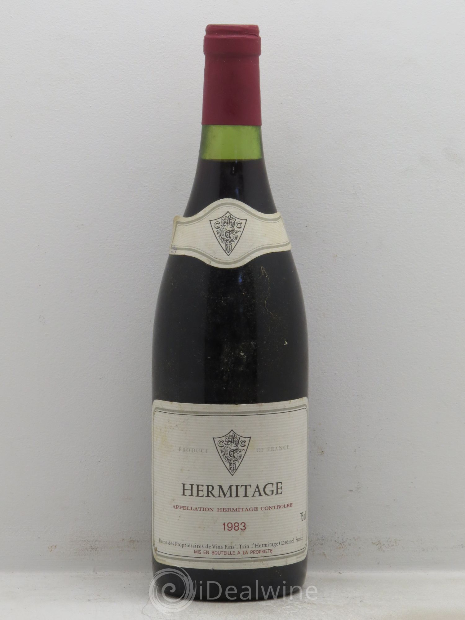 Hermitage Union des Propriétaires de Vins Fins 1983 - Posten von 1 Flasche - 0