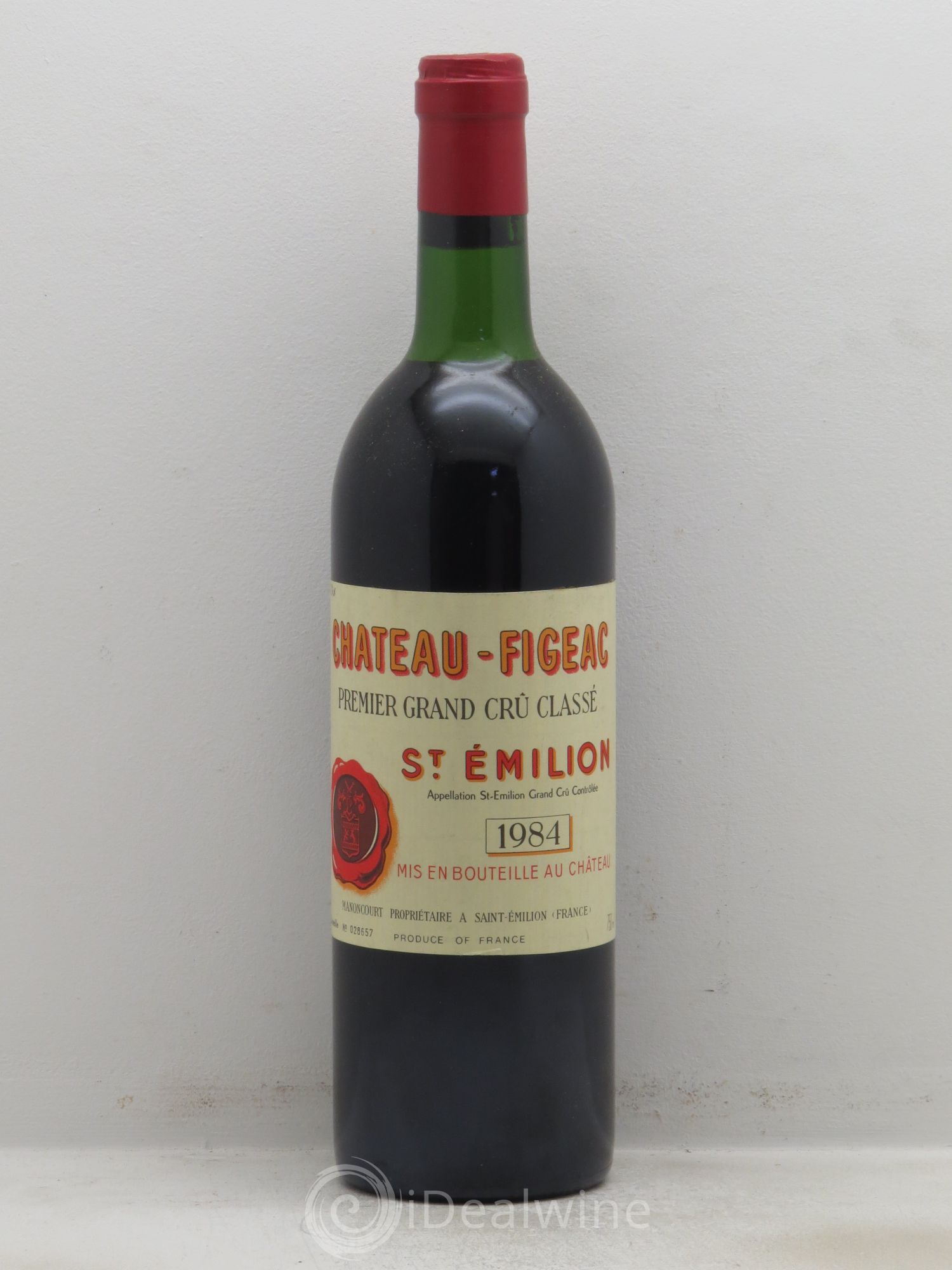 Château Figeac 1er Grand Cru Classé A 1984 - Lot de 1 bouteille - 0