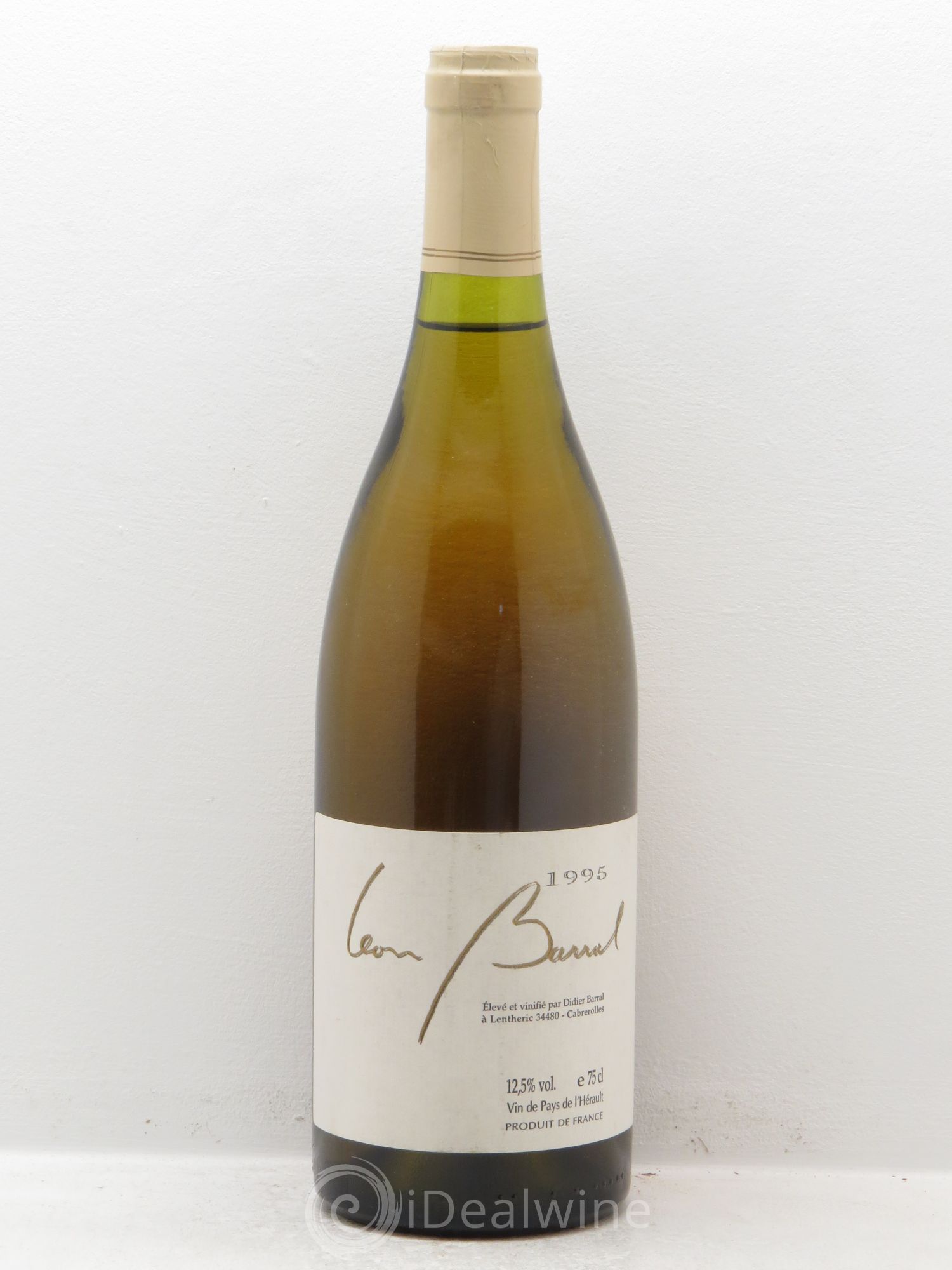 Pays d'Hérault Léon Barral de Didier Barral 1995 - Posten von 1 Flasche - 0