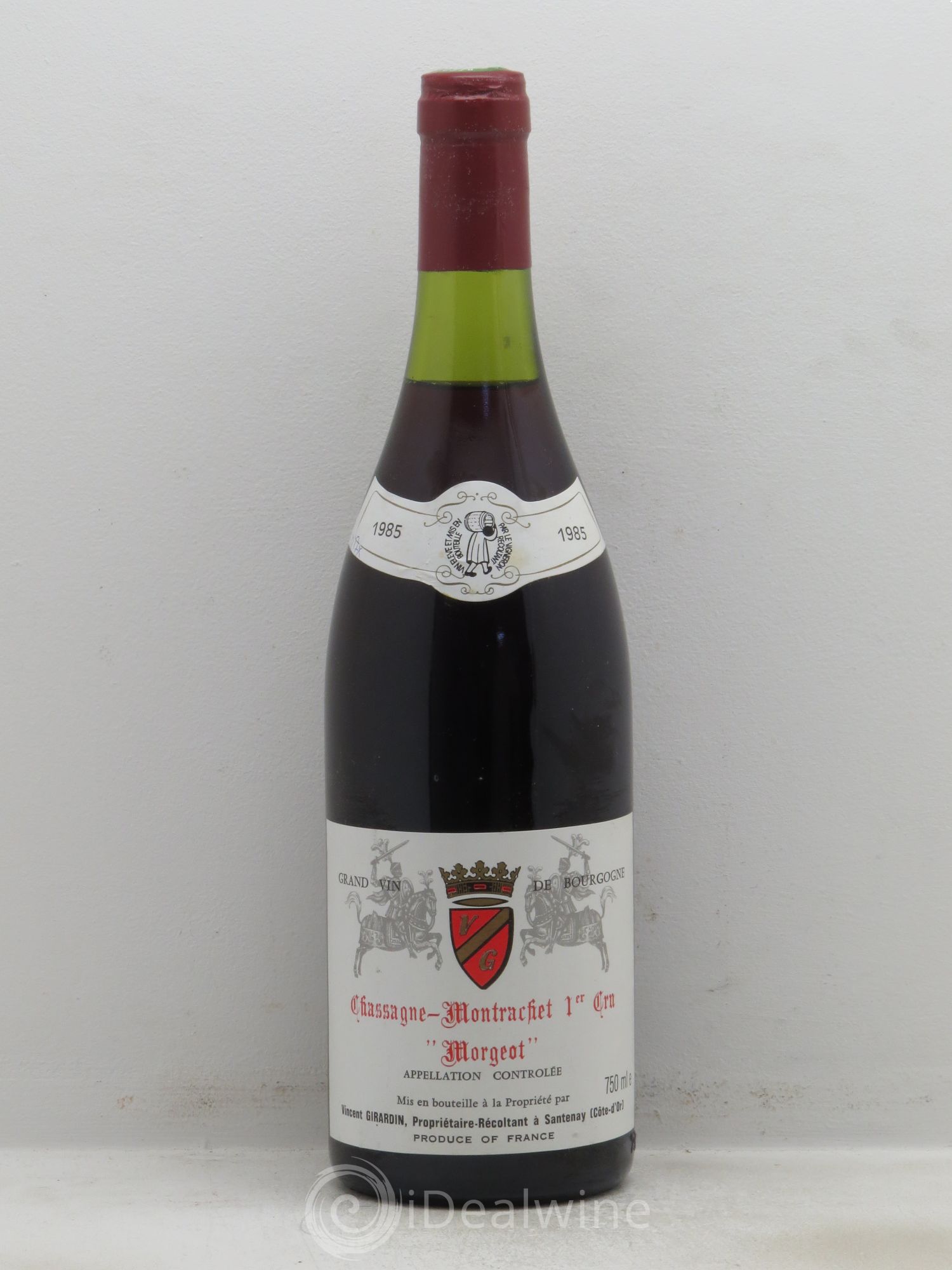 Chassagne-Montrachet Morgeot Vincent Girardin 1985 - Posten von 1 Flasche - 0