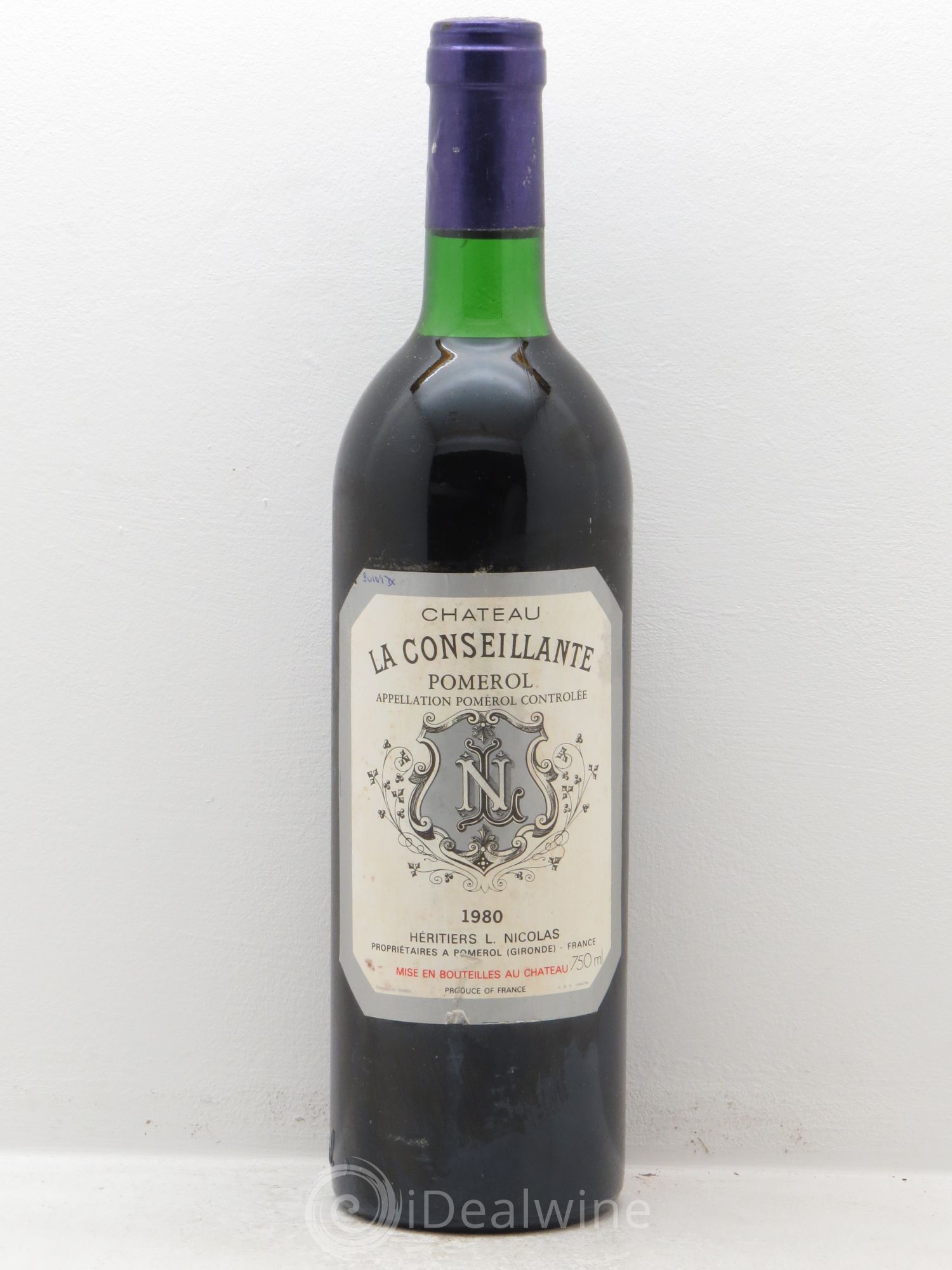 Château la Conseillante 1980 - Lot de 1 bouteille - 0