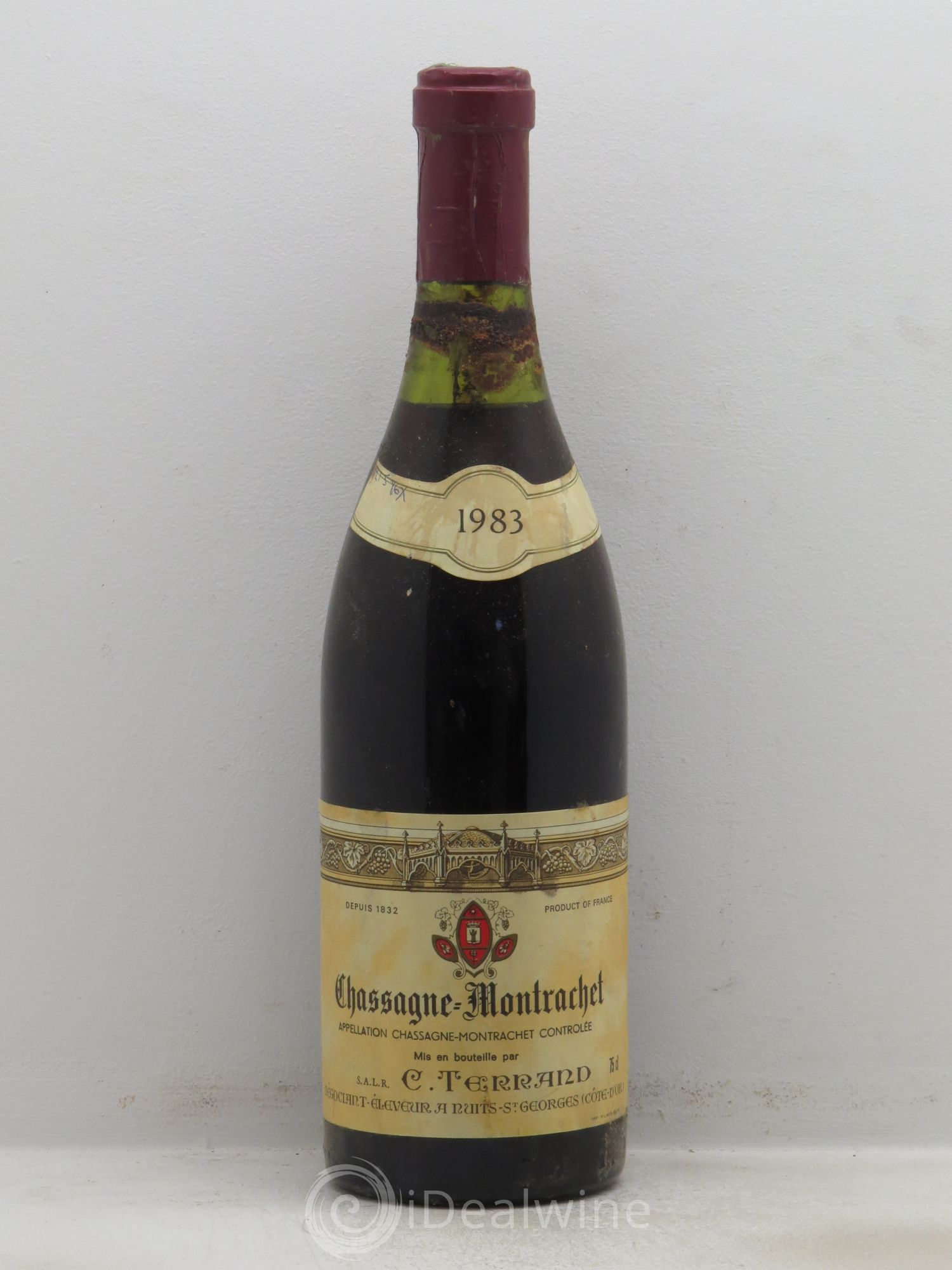 Chassagne-Montrachet Terrand (sans prix de réserve) 1983 - Posten von 1 Flasche - 0