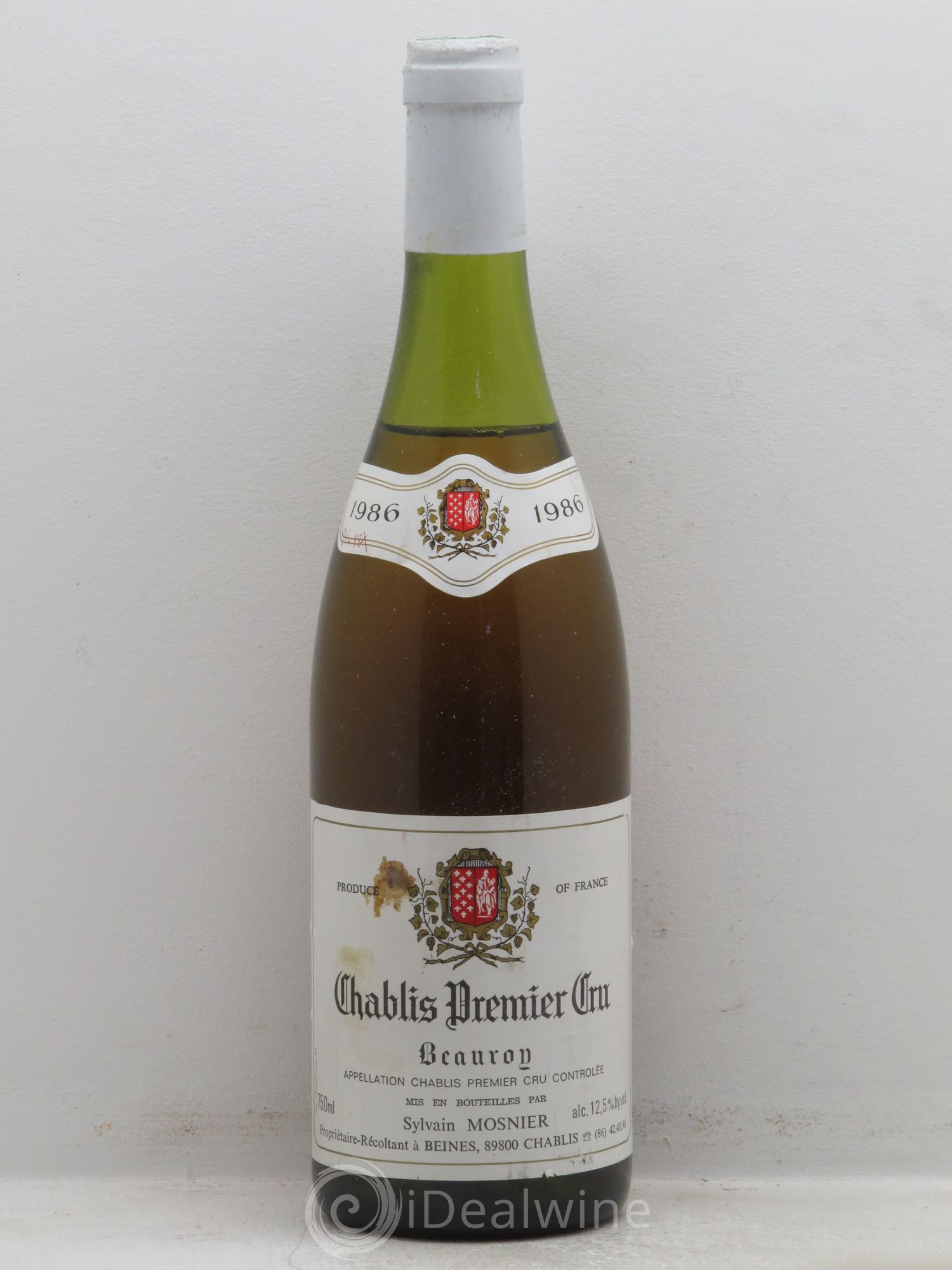 Chablis 1er Cru (sans prix de réserve) 1986 - Lot de 1 bouteille - 0