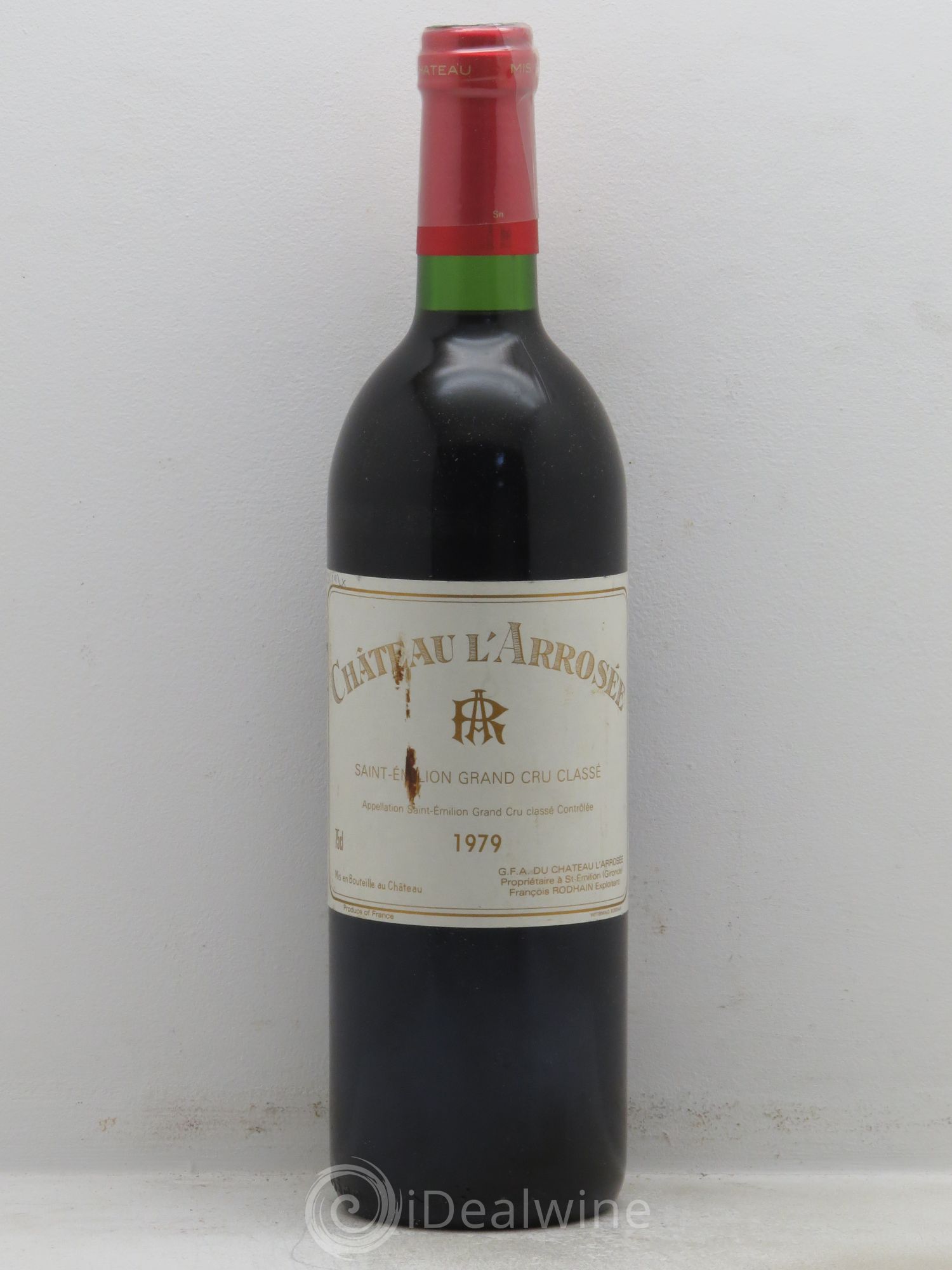 Château l' Arrosée Grand Cru Classé 1979 - Lot de 1 bouteille - 0