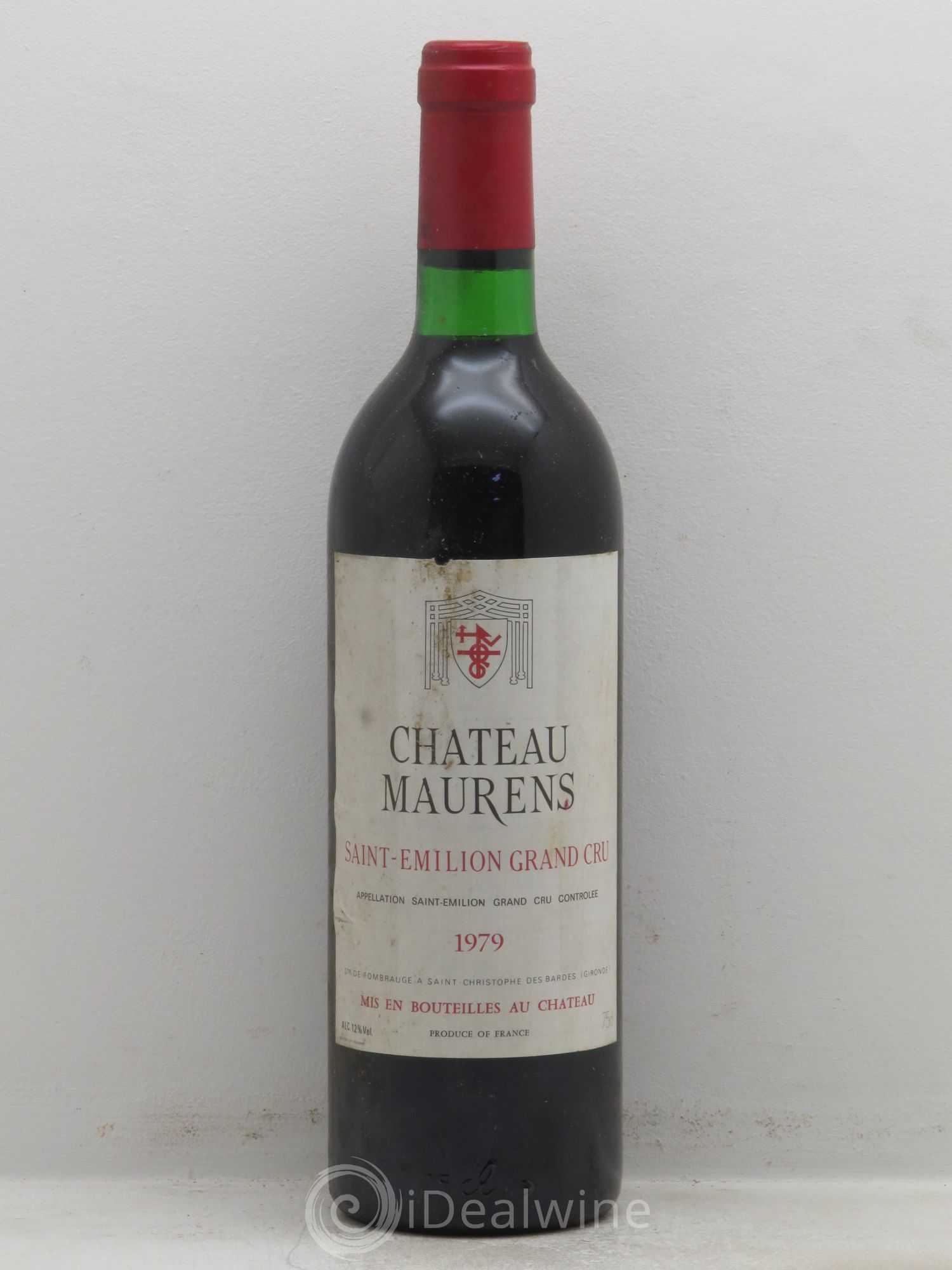 Saint-Émilion Château Maurens 1979 - Lot de 1 bouteille - 0