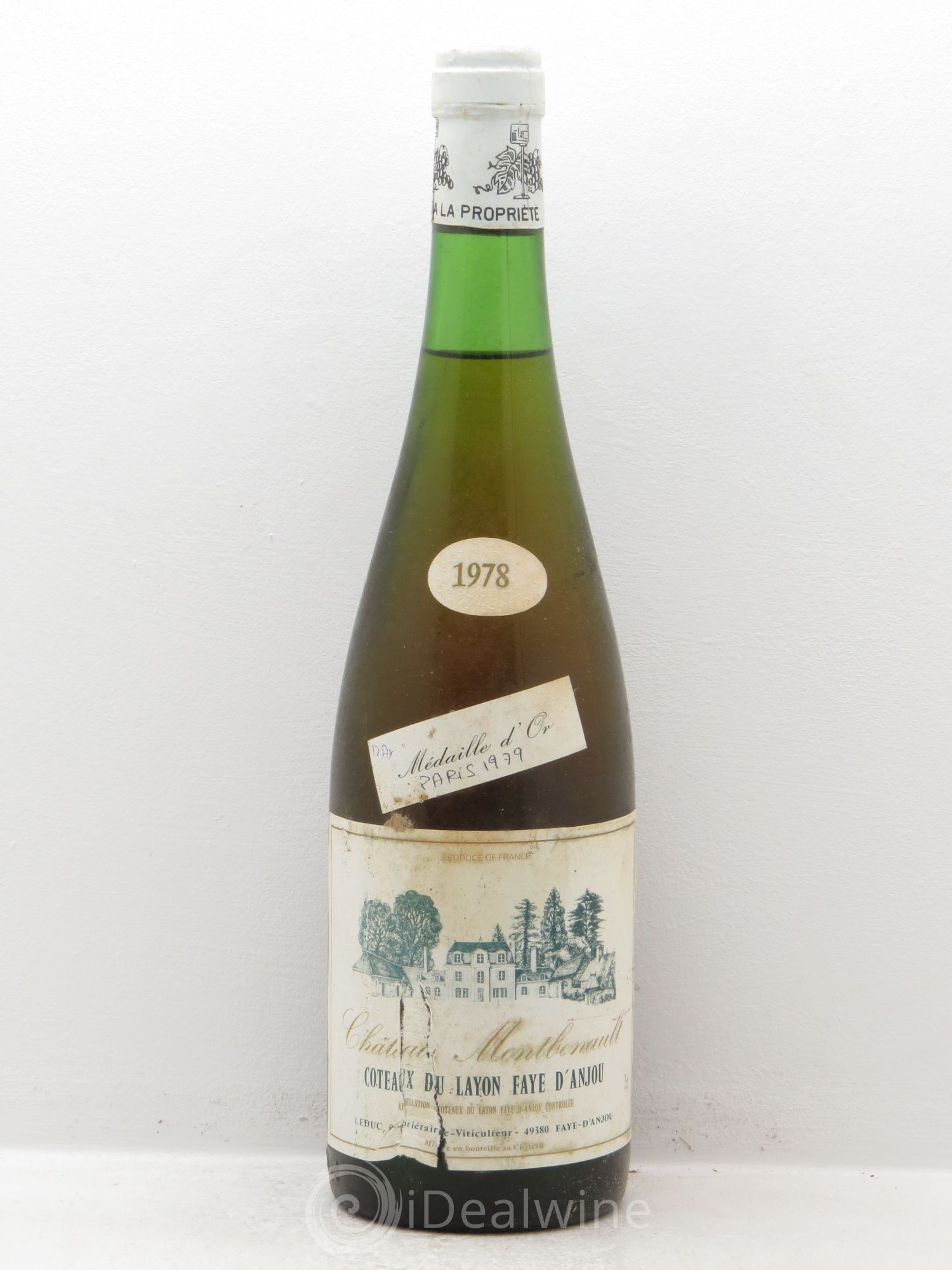 Coteaux du Layon Faye d'Anjou Château Montbenault Leduc 1978 - Posten von 1 Flasche - 0