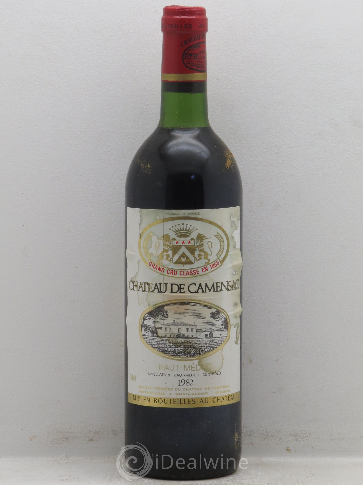 Château Camensac 5ème Grand Cru Classé 1982 - Lot de 6 bouteilles - 0