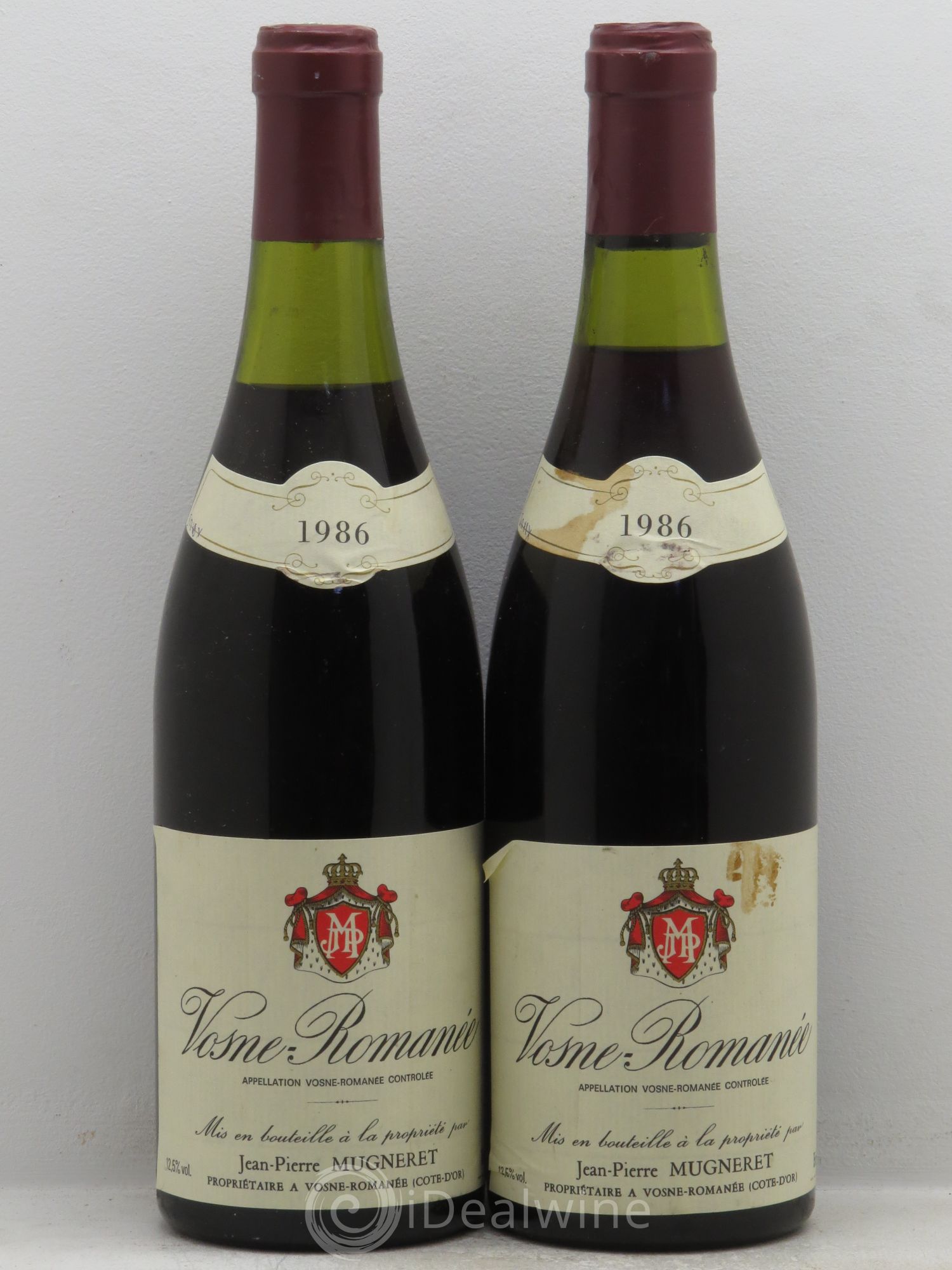 Vosne-Romanée Jean Pierre Mugneret 1986 - Posten von 2 Flaschen - 0