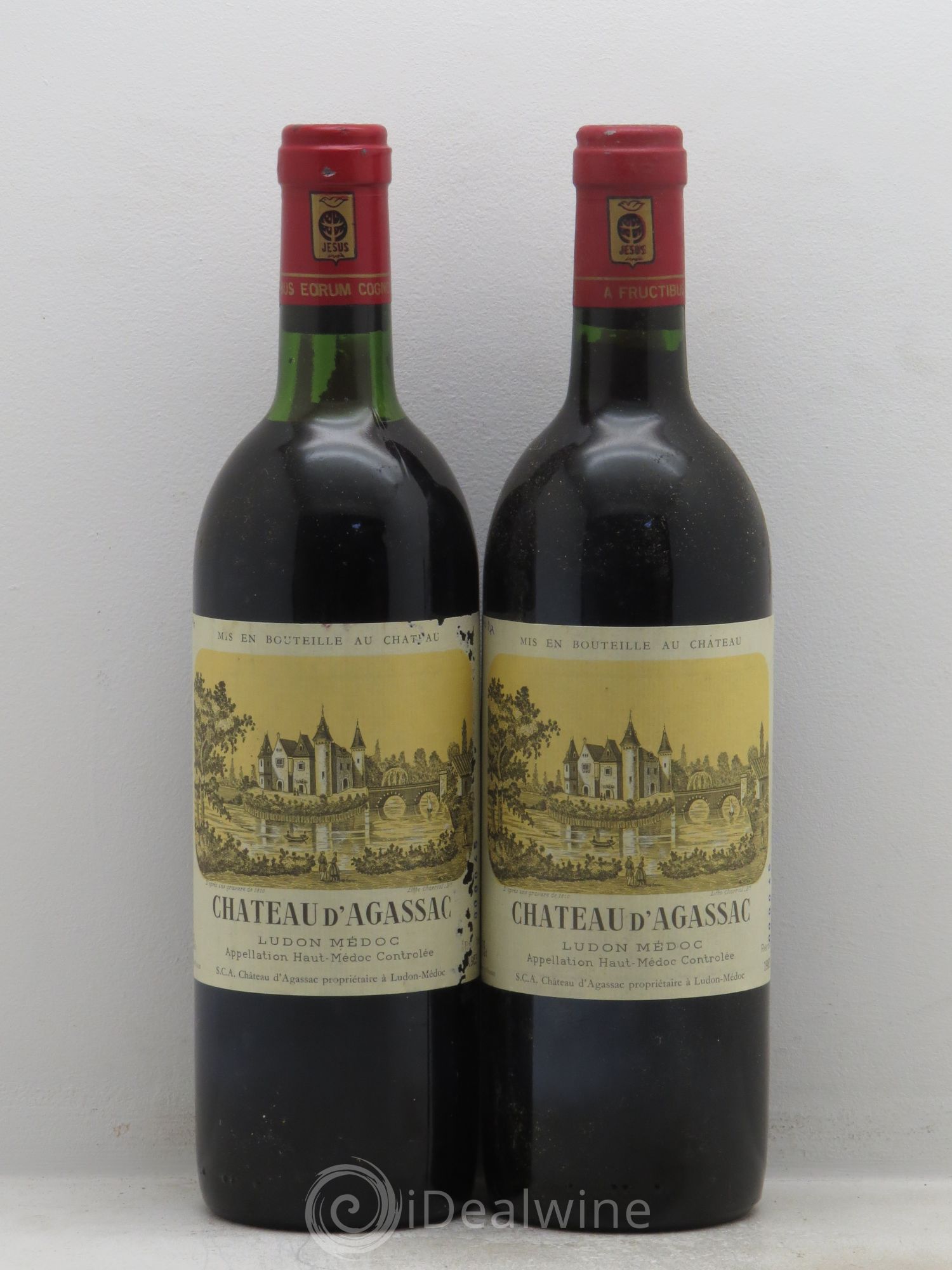 Château d' Agassac Cru Bourgeois 1983 - Lot de 2 bouteilles - 0