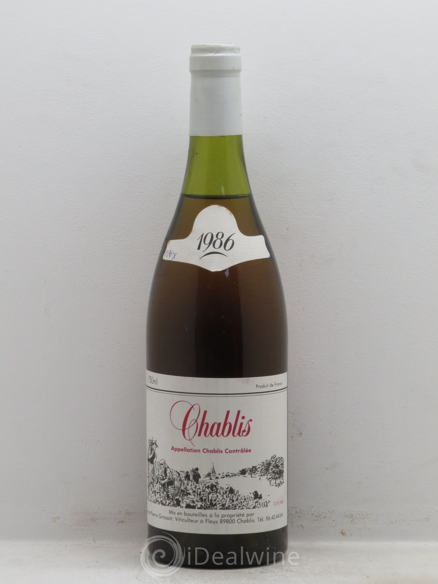Chablis (sans prix de réserve) 1986 - Lot de 1 bouteille - 0