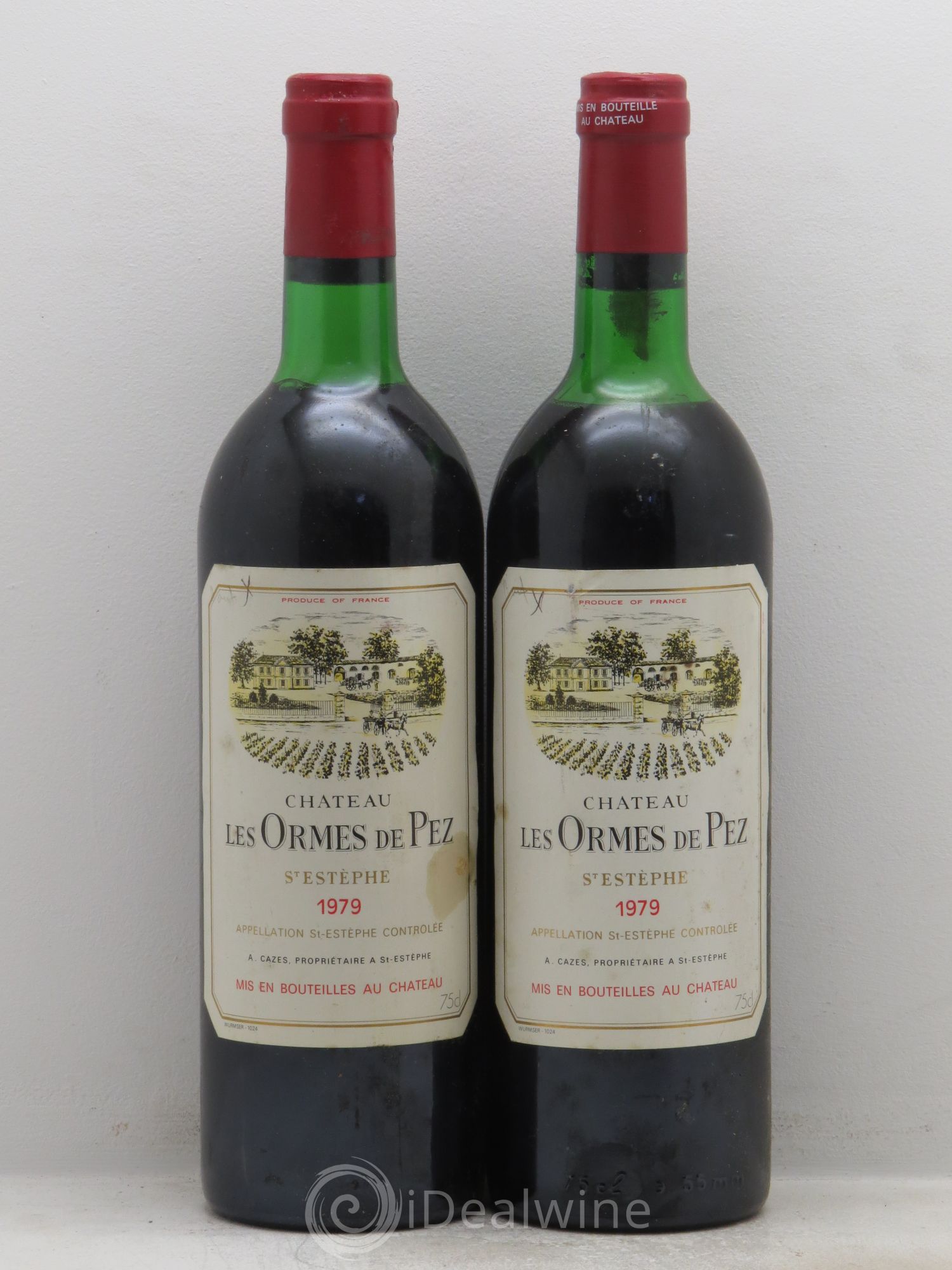 Château les Ormes de Pez 1979 - Lot de 2 bouteilles - 0