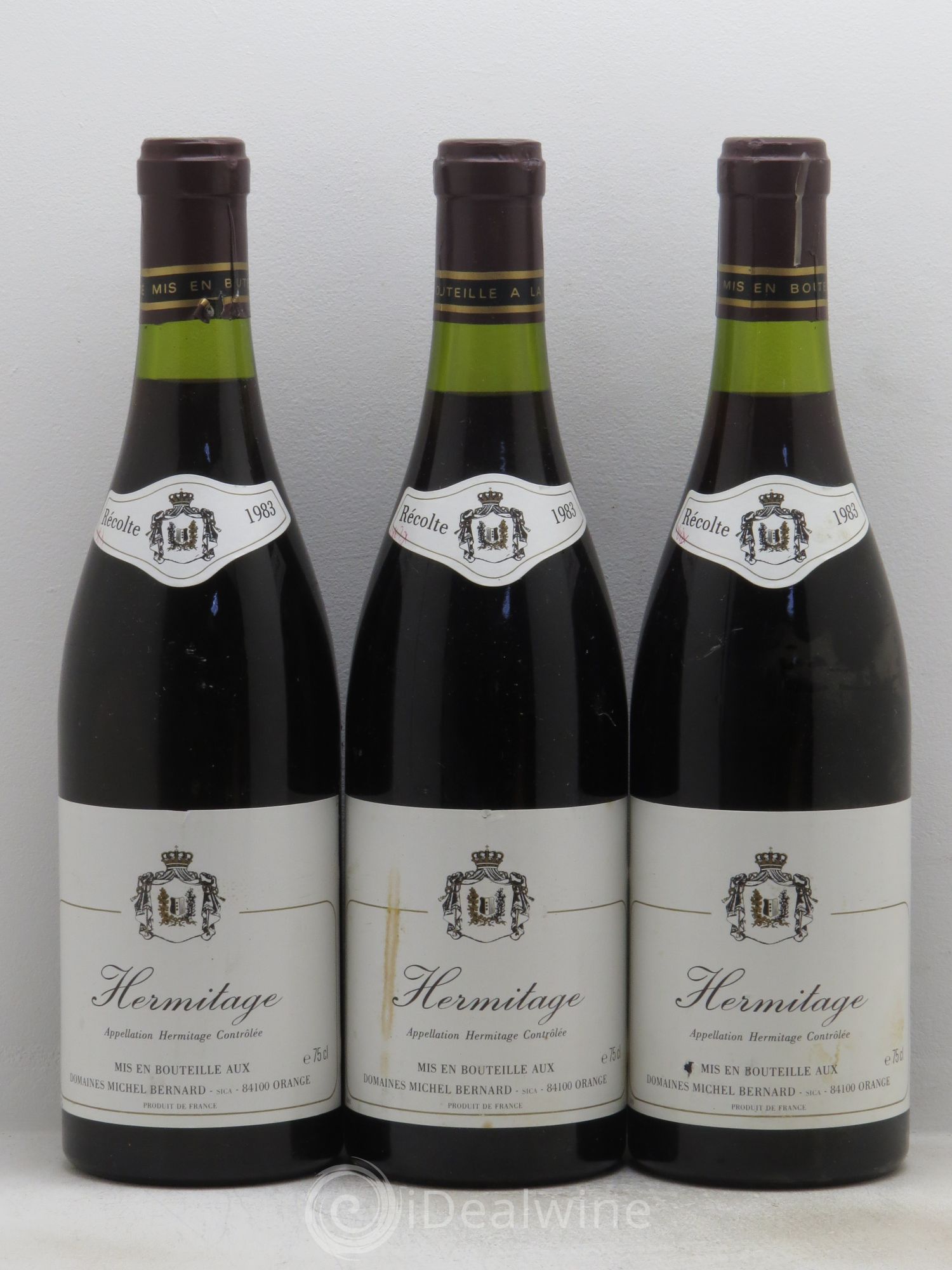Hermitage 1983 - Lot de 3 bouteilles - 0