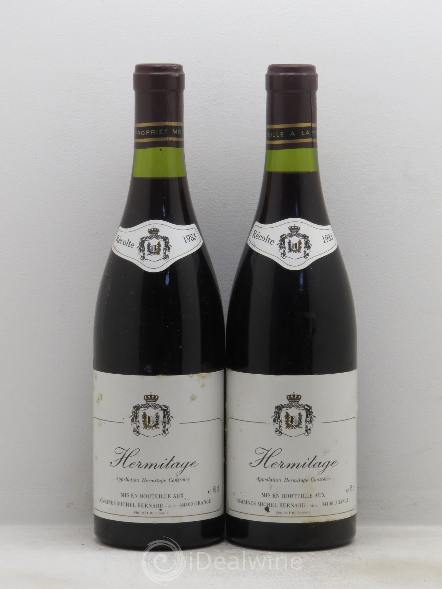 Hermitage 1983 - Lot de 2 bouteilles - 0
