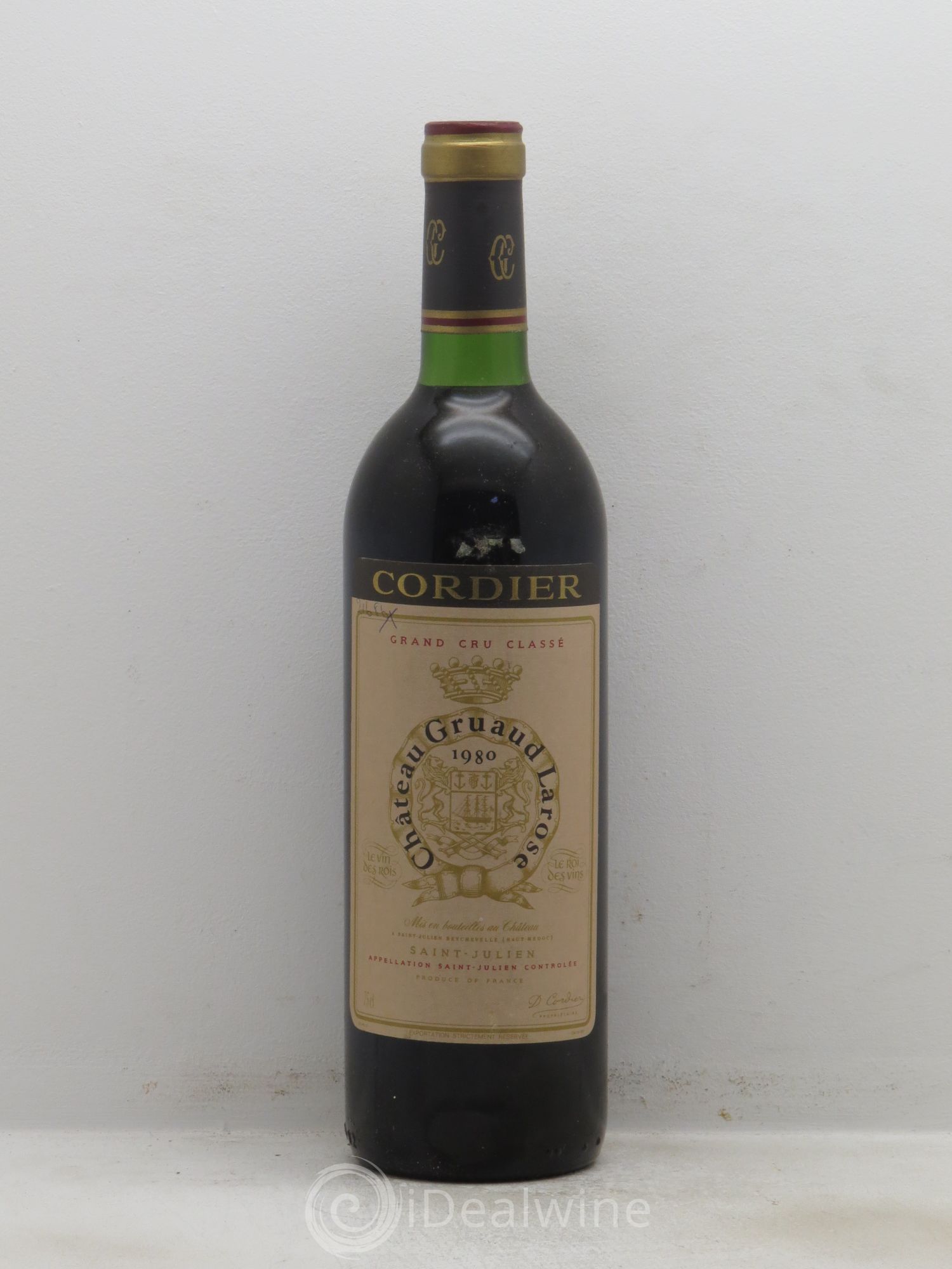 Château Gruaud Larose 2ème Grand Cru Classé 1980 - Lot de 1 bouteille - 0