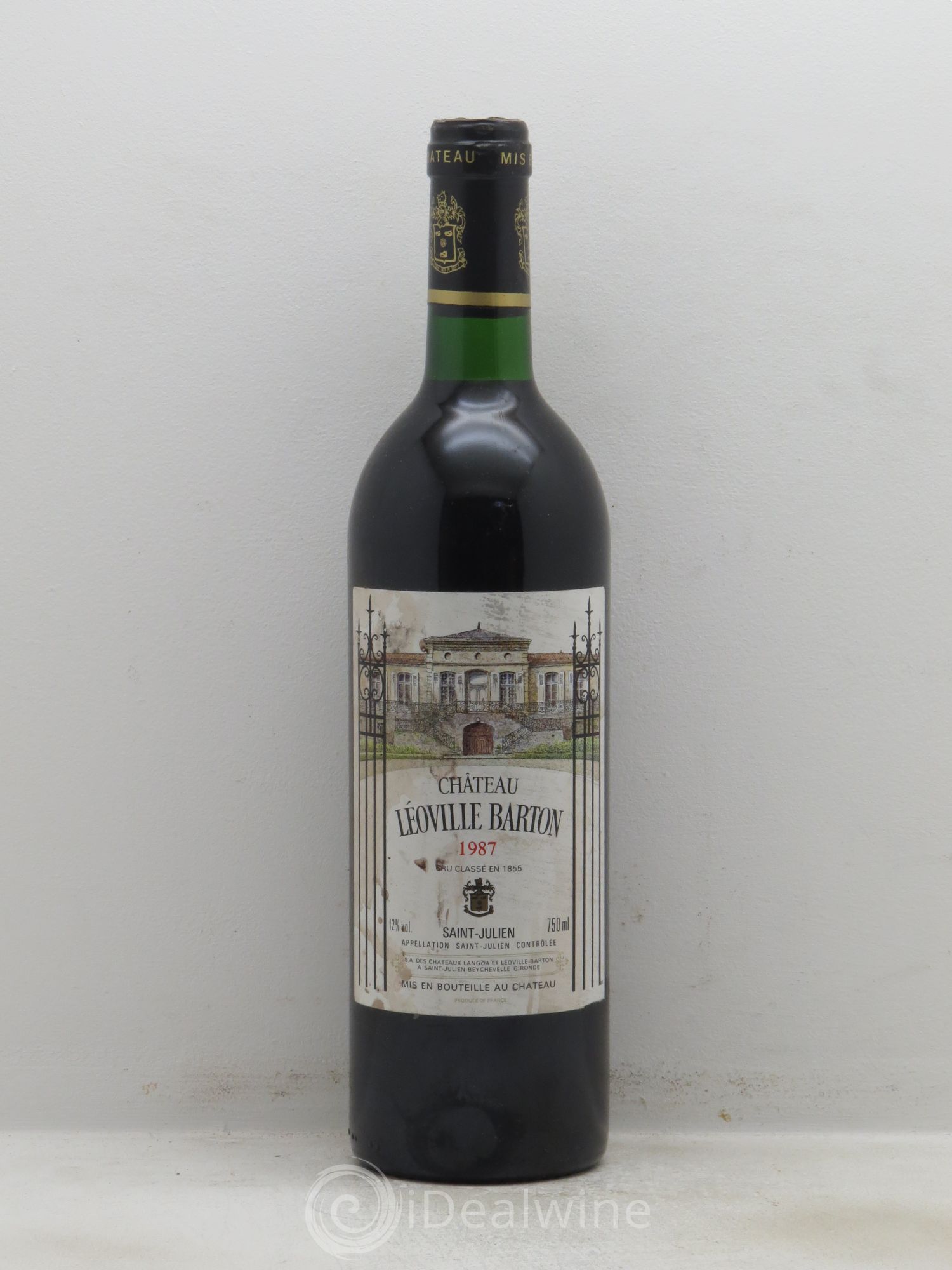 Château Léoville Barton 2ème Grand Cru Classé 1987 - Lot de 1 bouteille - 0