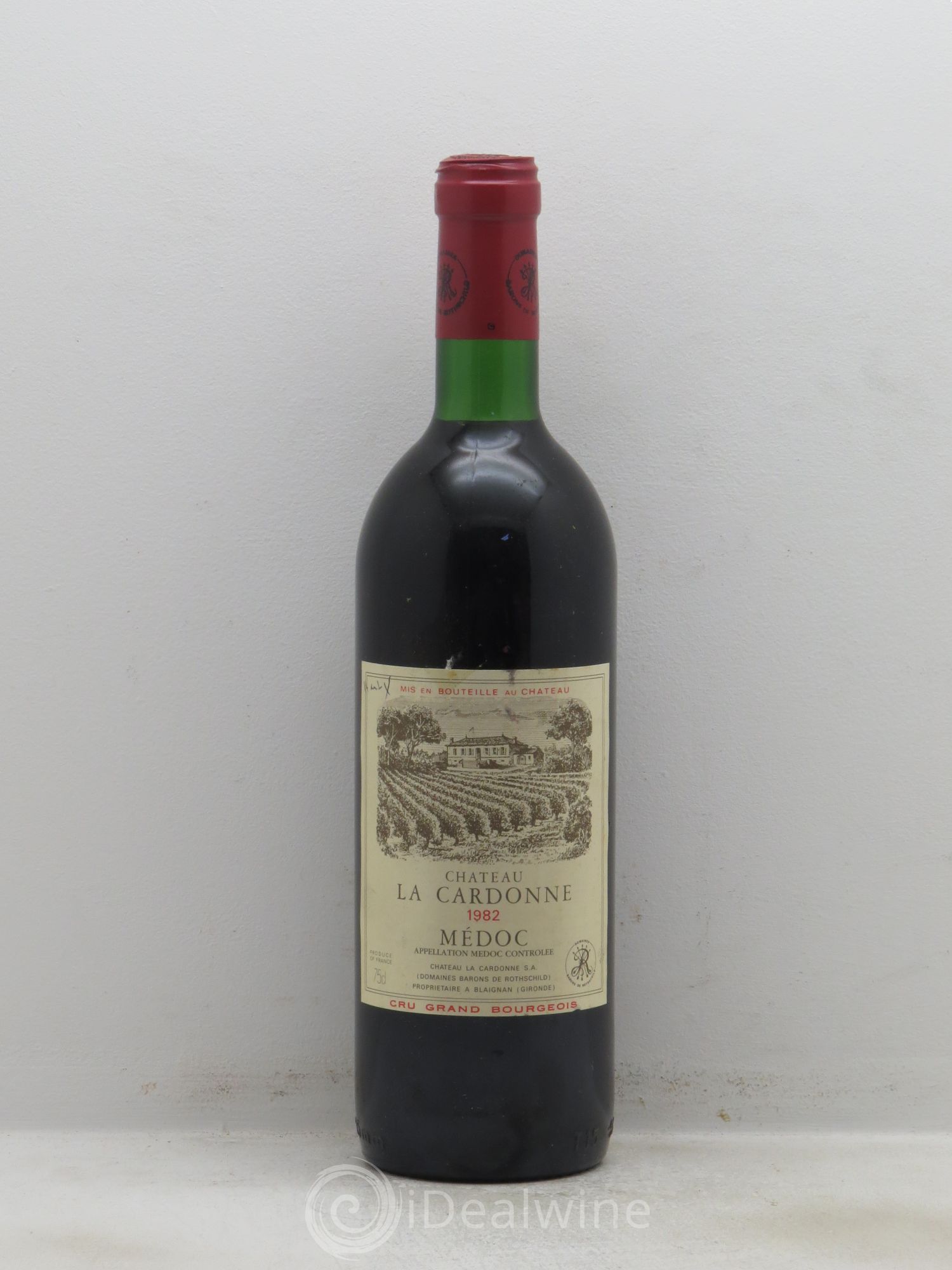 Château la Cardonne Cru Bourgeois 1982 - Lot de 1 bouteille - 0