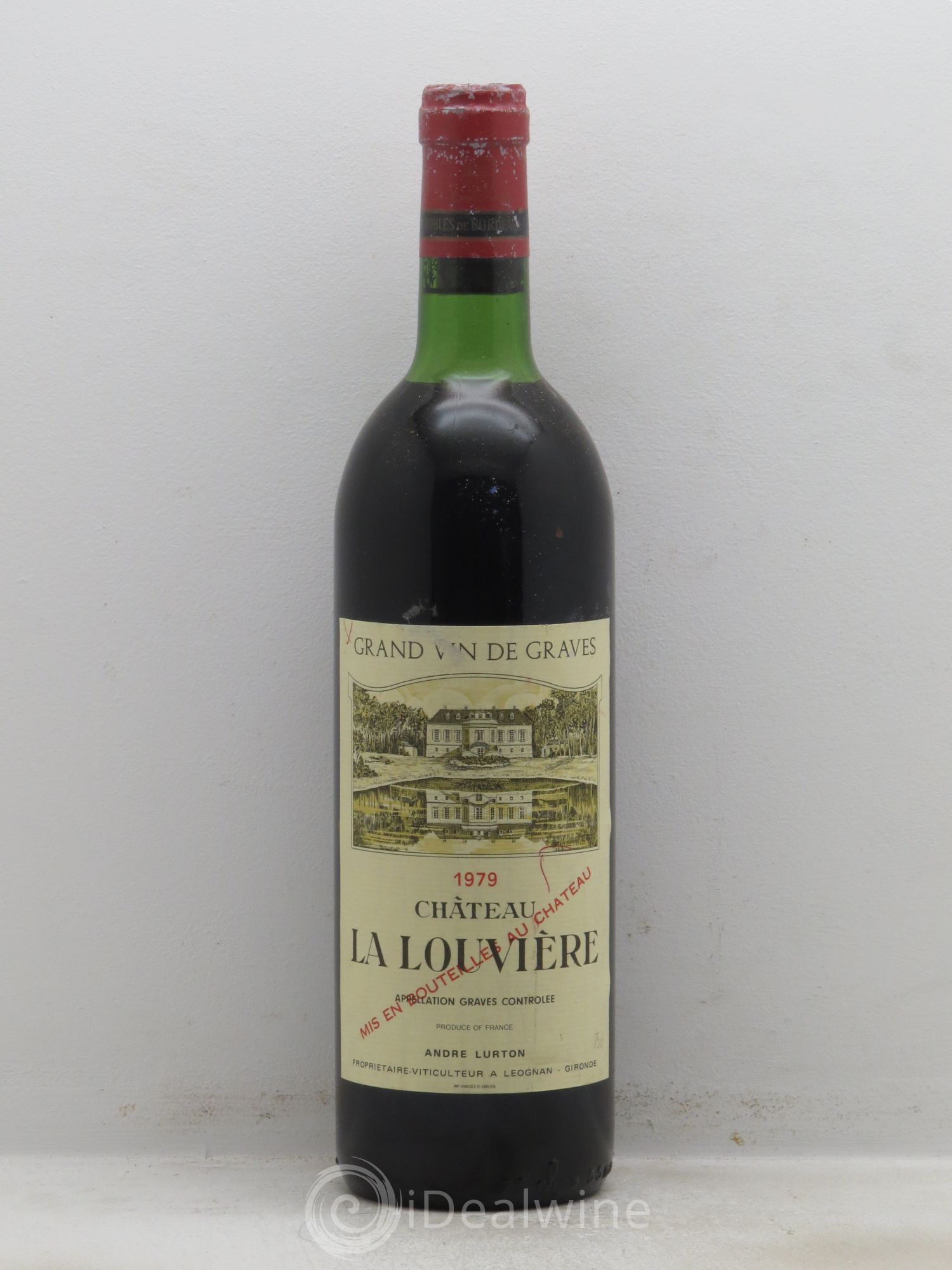 Château la Louvière 1979 - Lot de 1 bouteille - 0