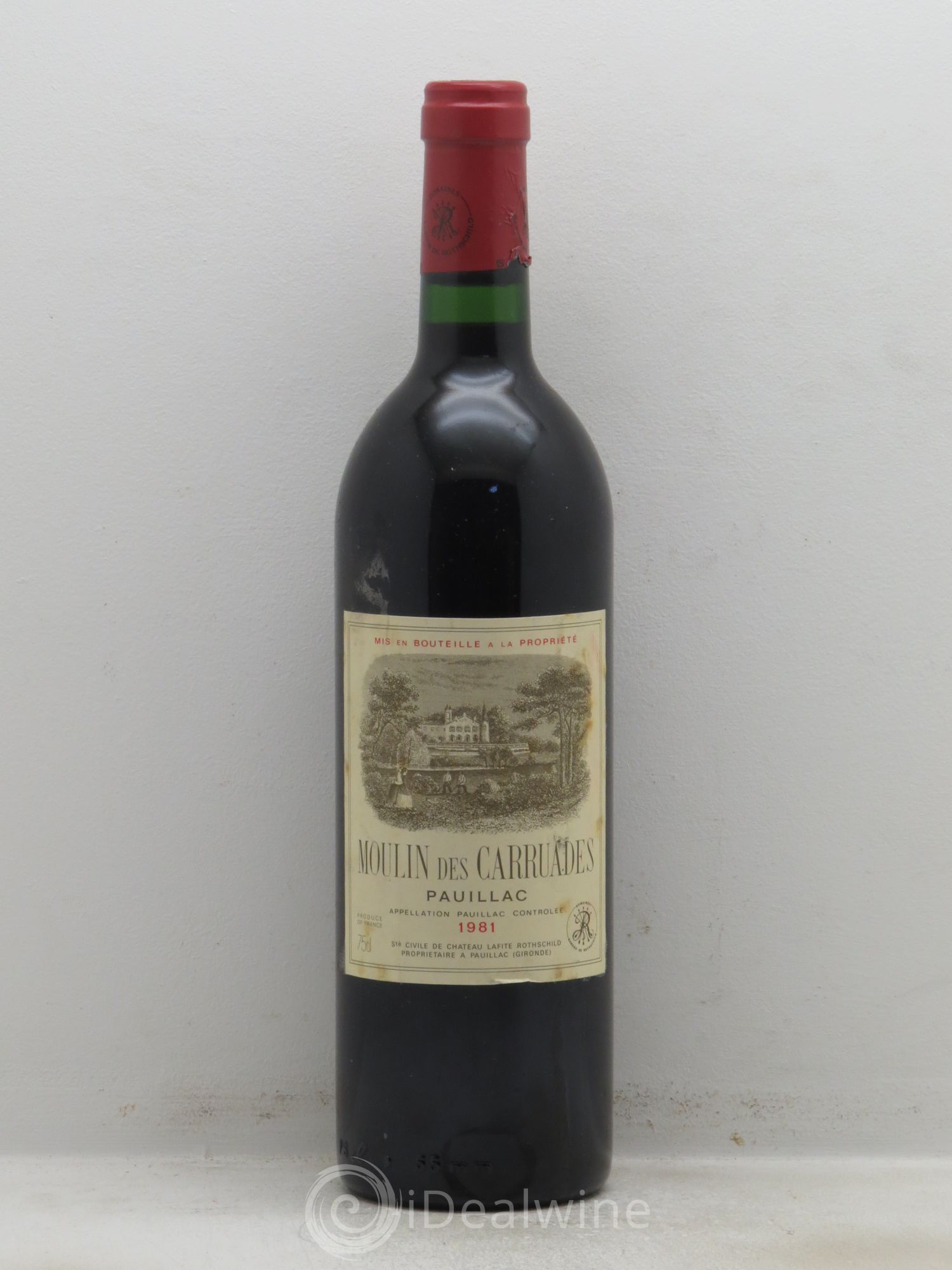 Moulin des Carruades Second Vin 1981 - Lot de 1 bouteille - 0