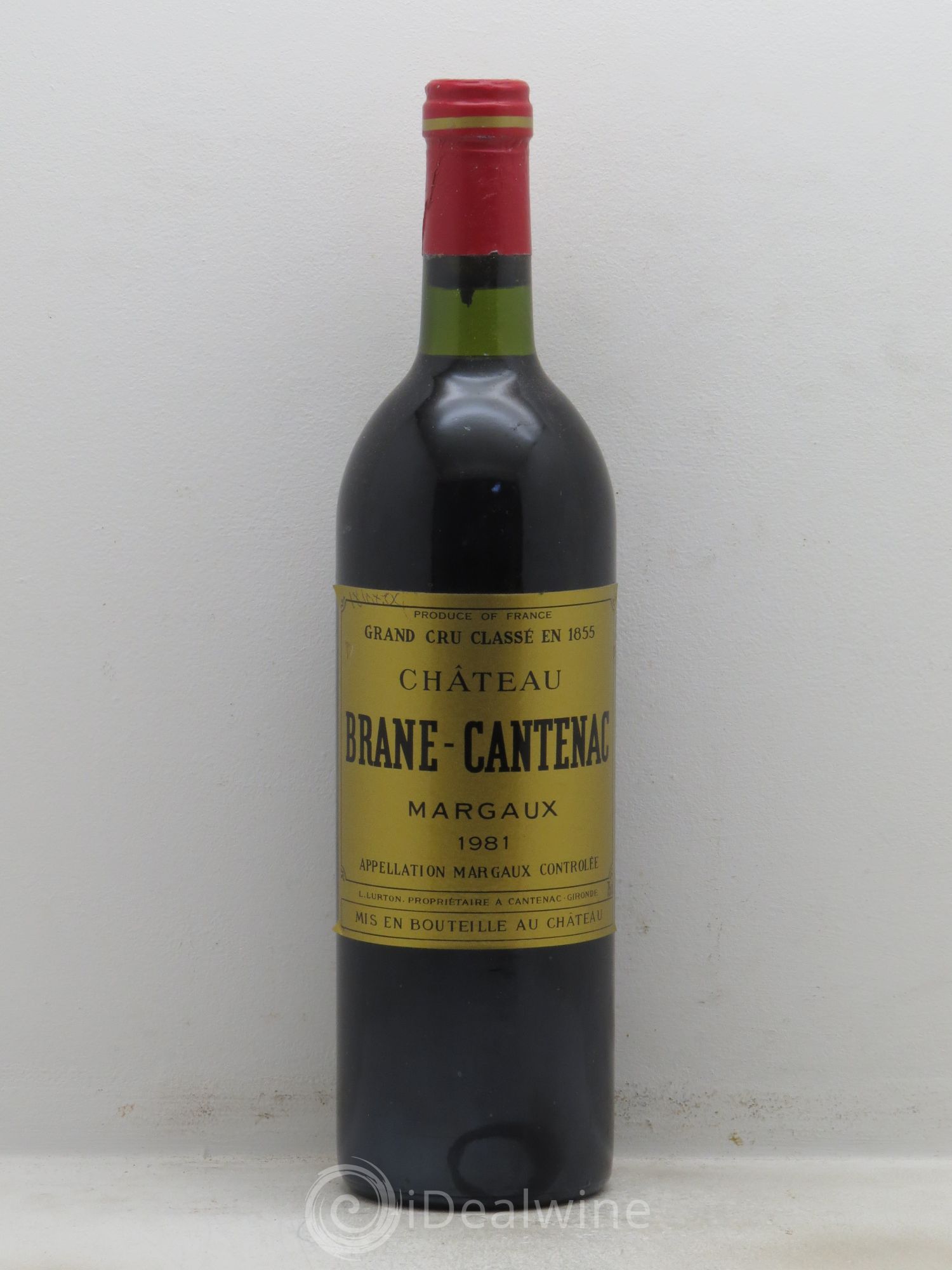 Château Brane Cantenac 2ème Grand Cru Classé 1981 - Lot de 1 bouteille - 0
