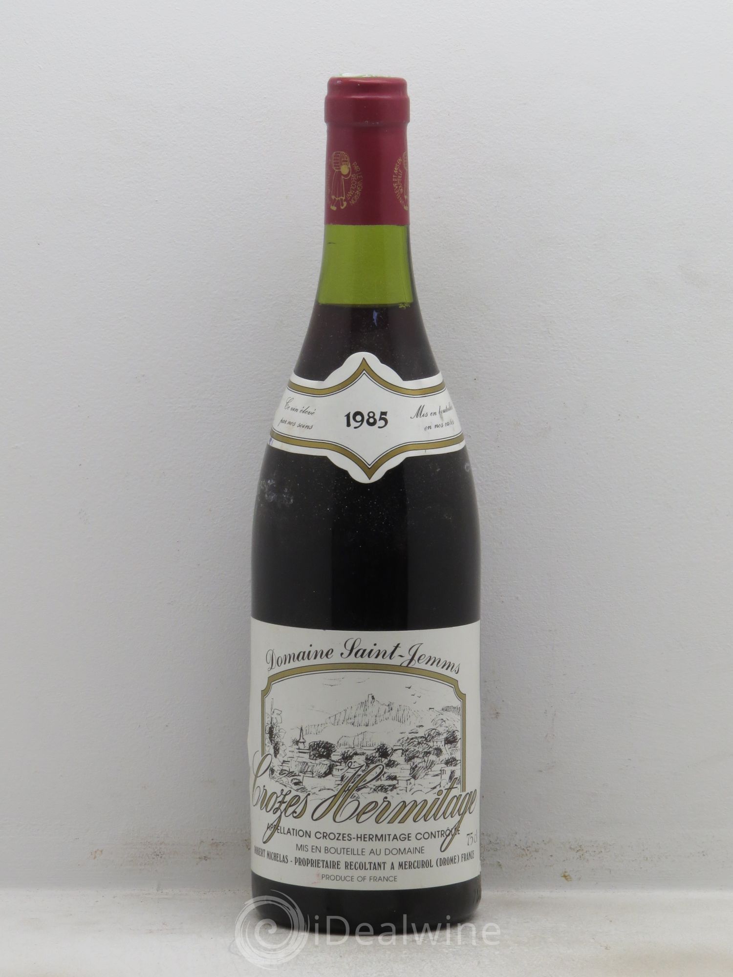 Crozes-Hermitage Domaine Saint Jammes 1985 - Posten von 1 Flasche - 0