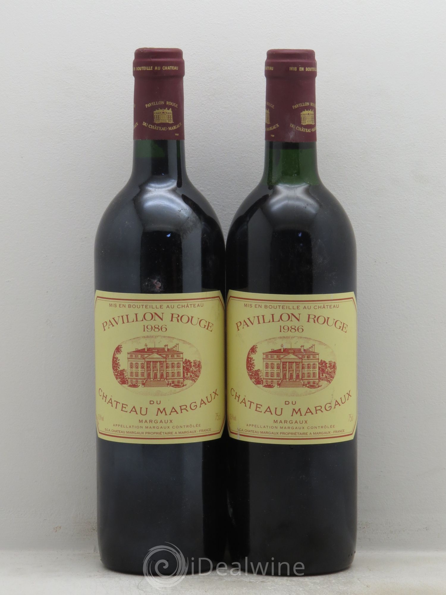 Pavillon Rouge du Château Margaux Second Vin 1986 - Lot de 2 bouteilles - 0