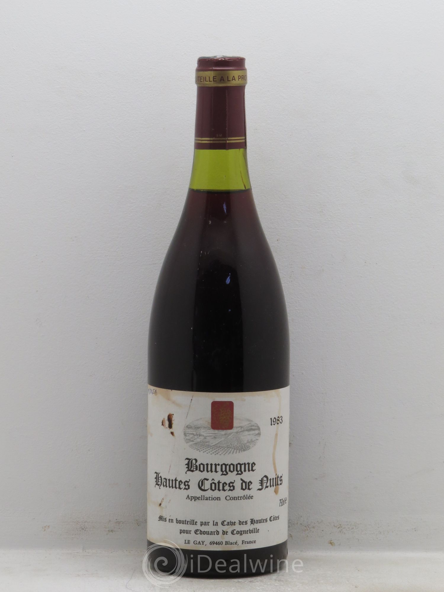Hautes-Côtes de Nuits Edouard de Cogneville (sans prix de réserve) 1983 - Posten von 1 Flasche - 0