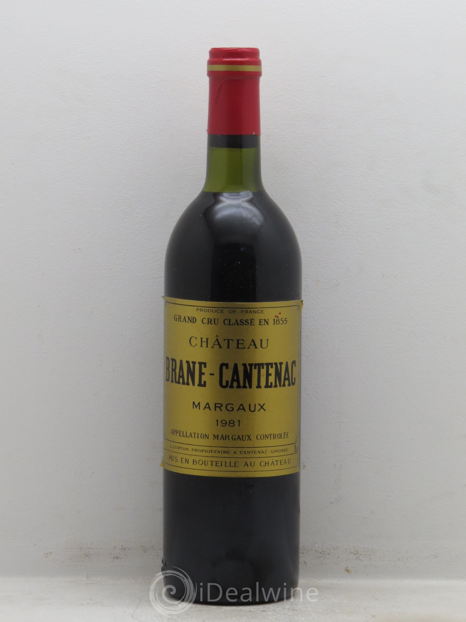 Château Brane Cantenac 2ème Grand Cru Classé 1981 - Lot de 1 bouteille - 0