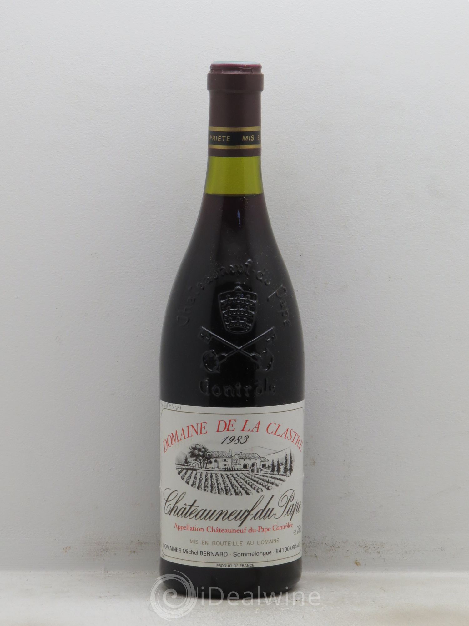 Châteauneuf-du-Pape Domaine de la Clastre 1983 - Posten von 1 Flasche - 0