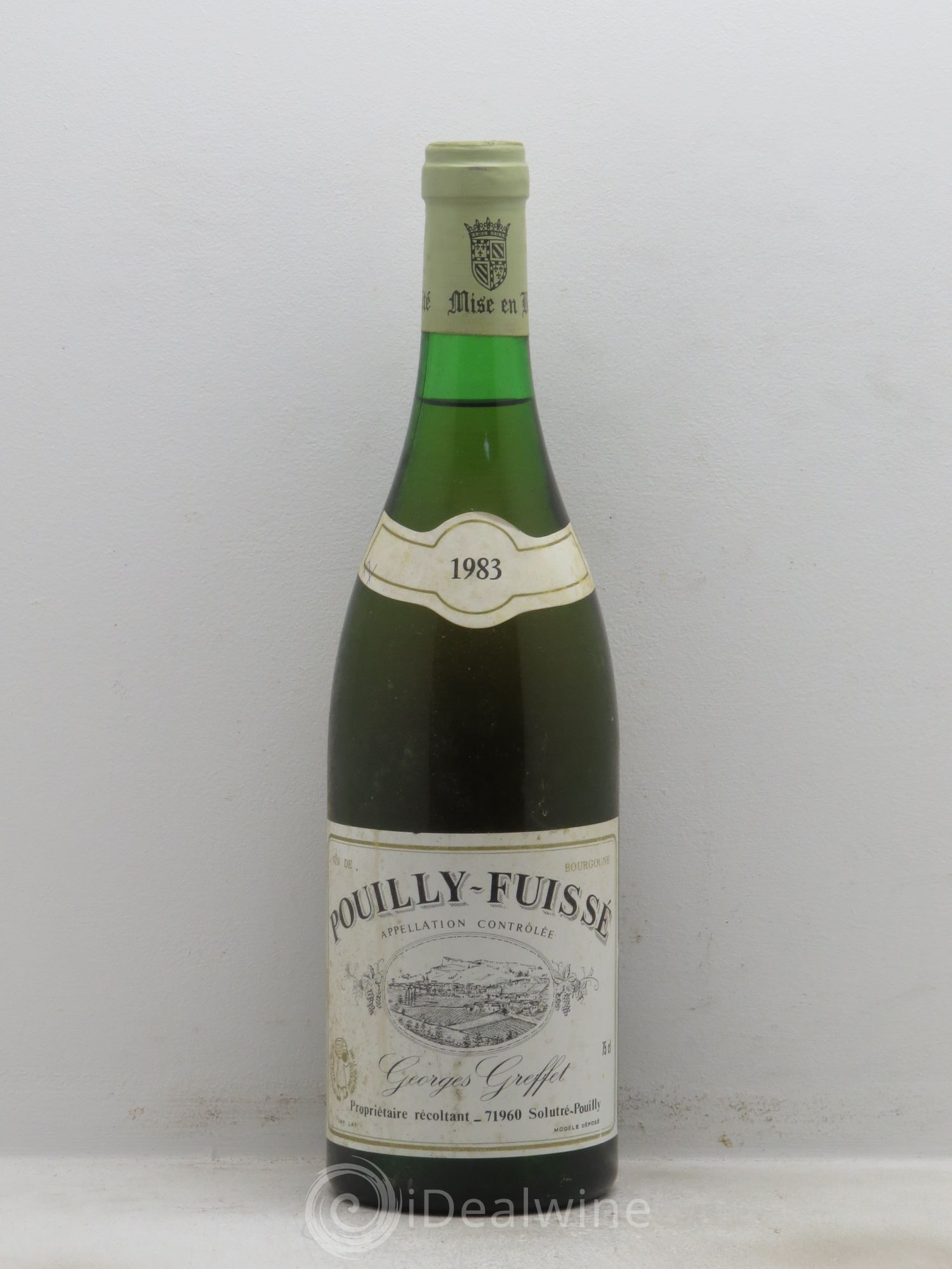Pouilly-Fuissé G.Greffet (sans prix de réserve) 1983 - Posten von 1 Flasche - 0