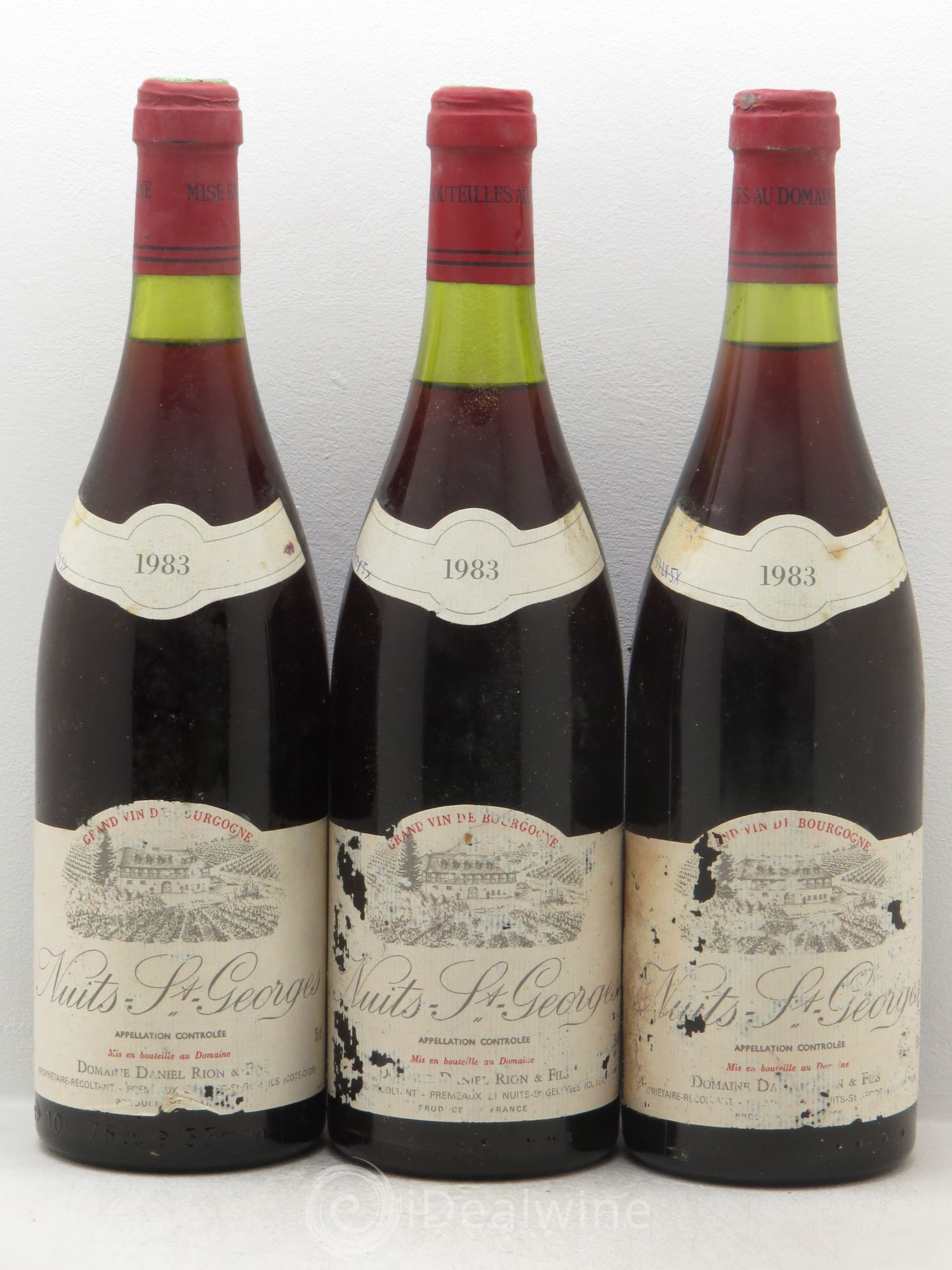 Nuits-Saint-Georges 1983 - Lot de 3 bouteilles - 0